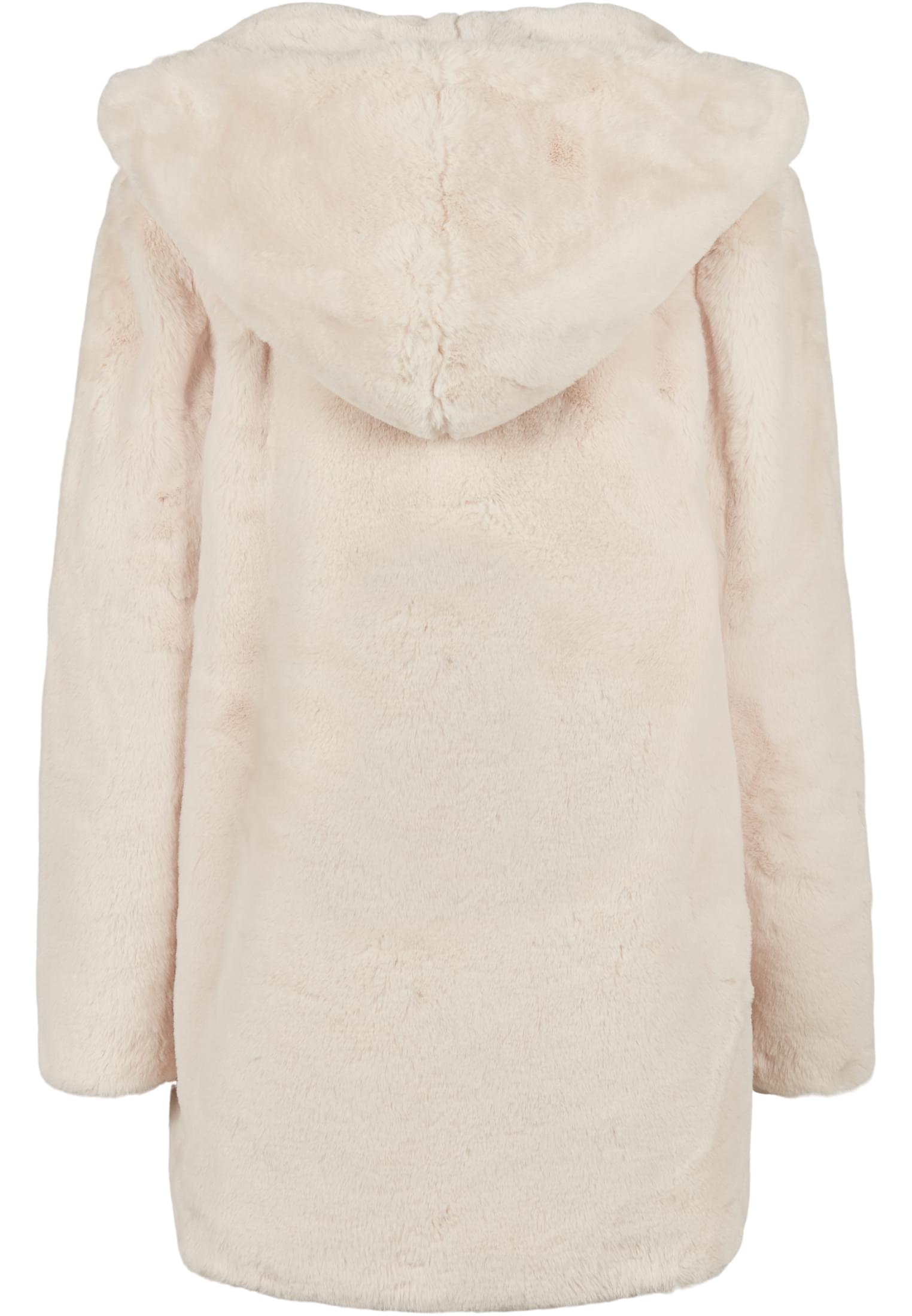 Ladies Hooded Teddy Coat | offwhite