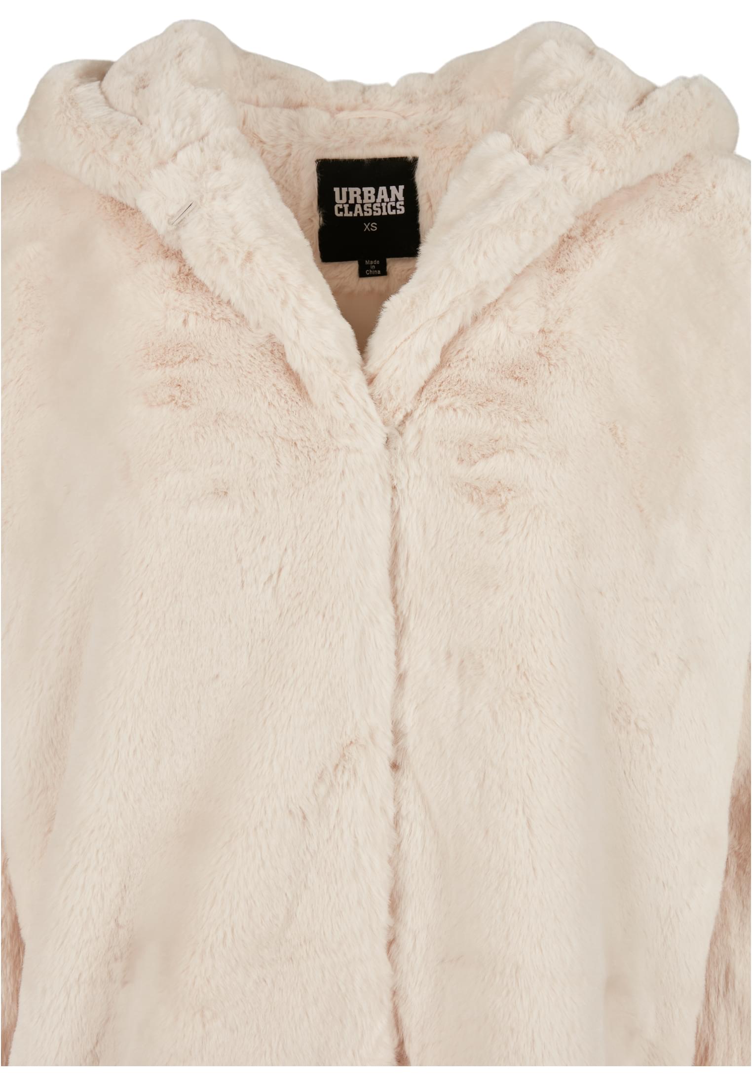 Ladies Hooded Teddy Coat | offwhite