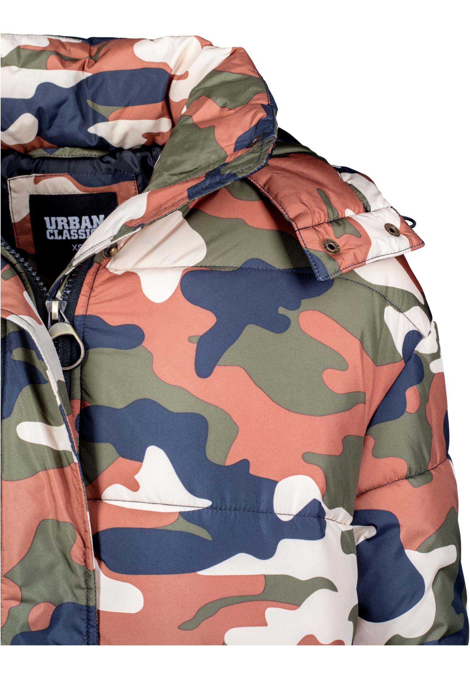 Ladies Boyfriend Camo Puffer Jacket | rustycamo