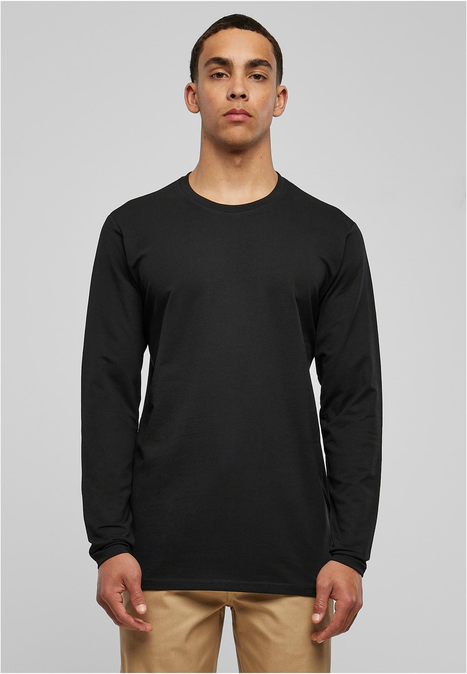 Stretch Terry Longsleeve | black