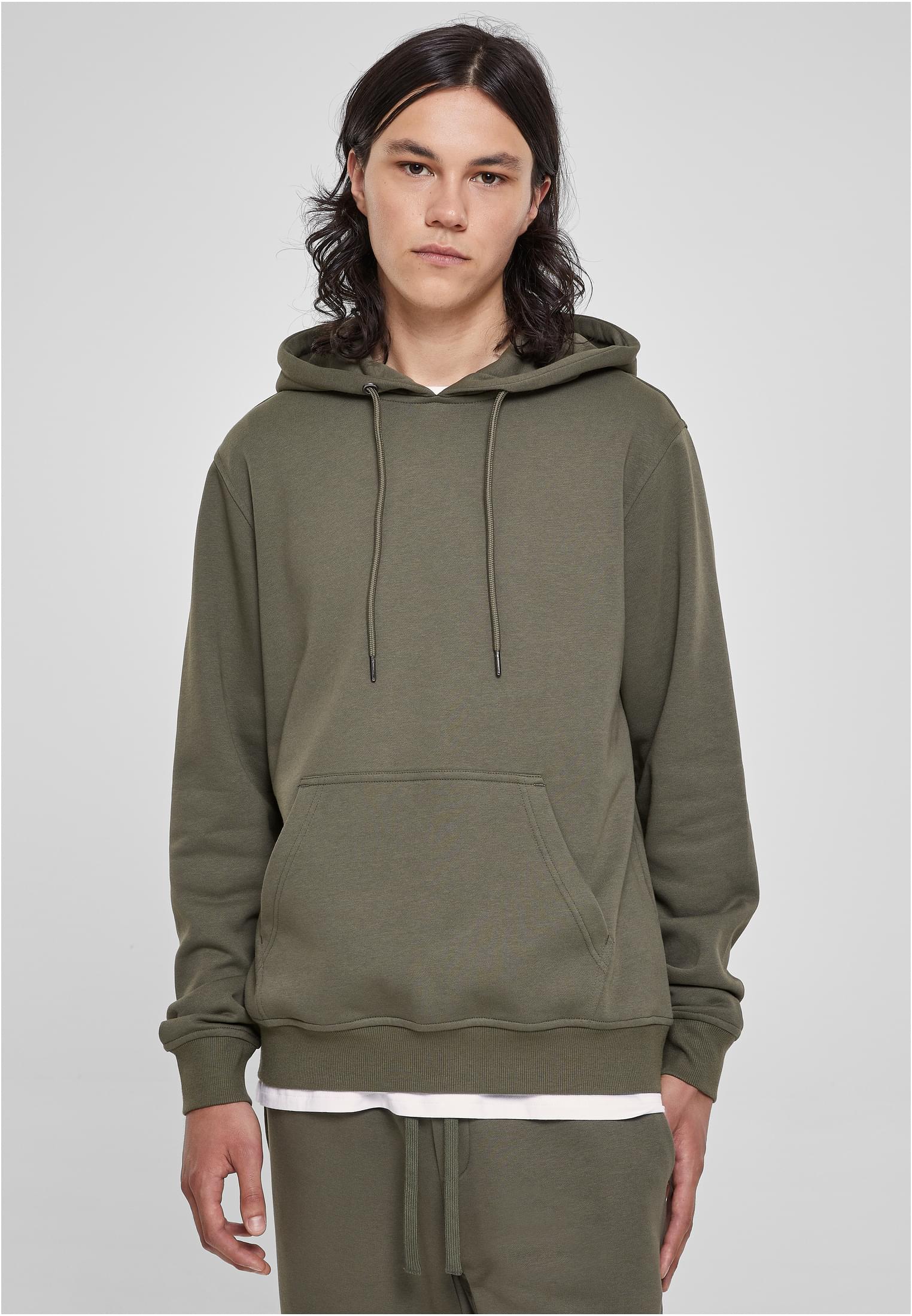 Basic Terry Hoody | olive