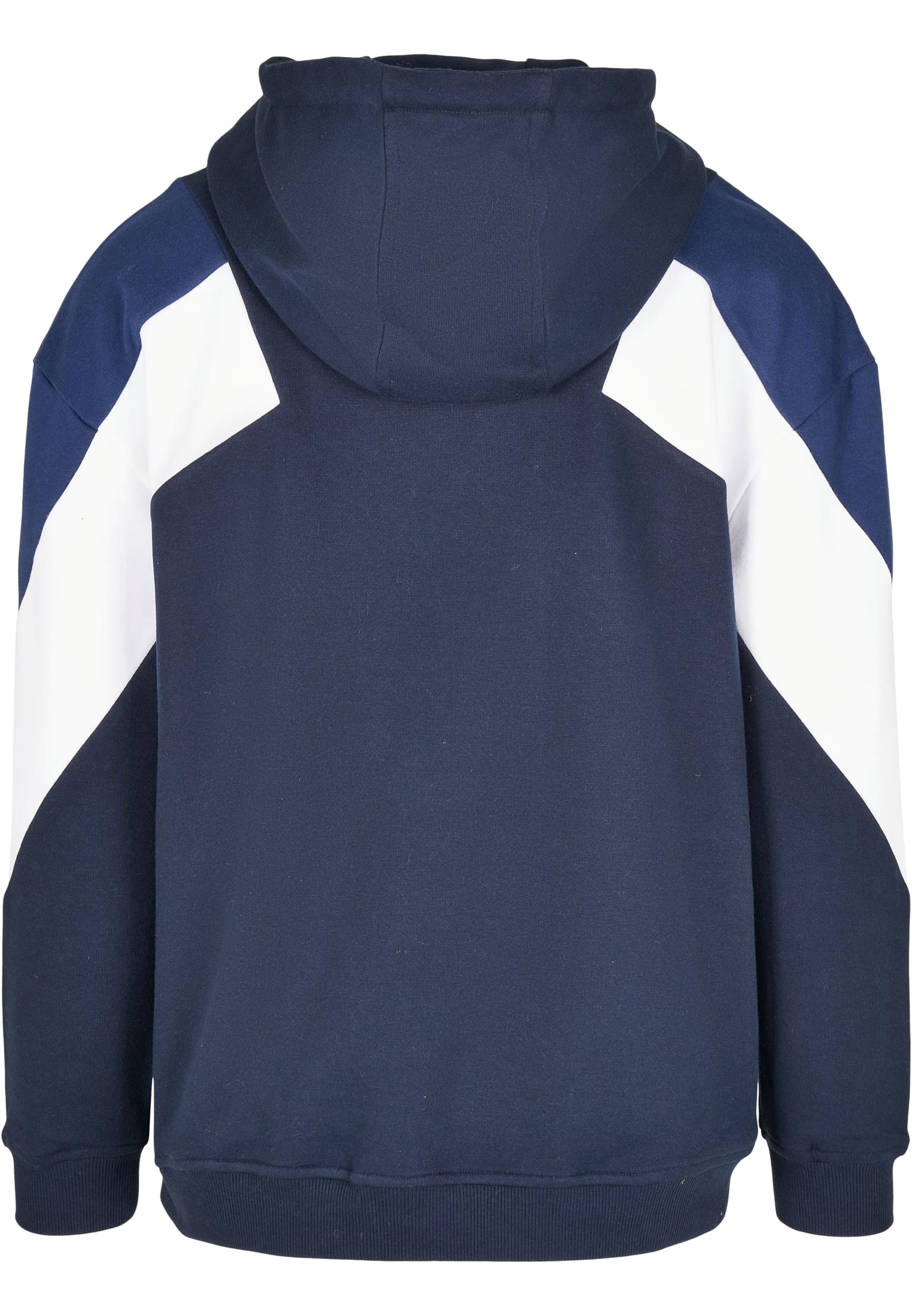 Oversize 3-Tone Hoody | midnightnavy/white/darkblue