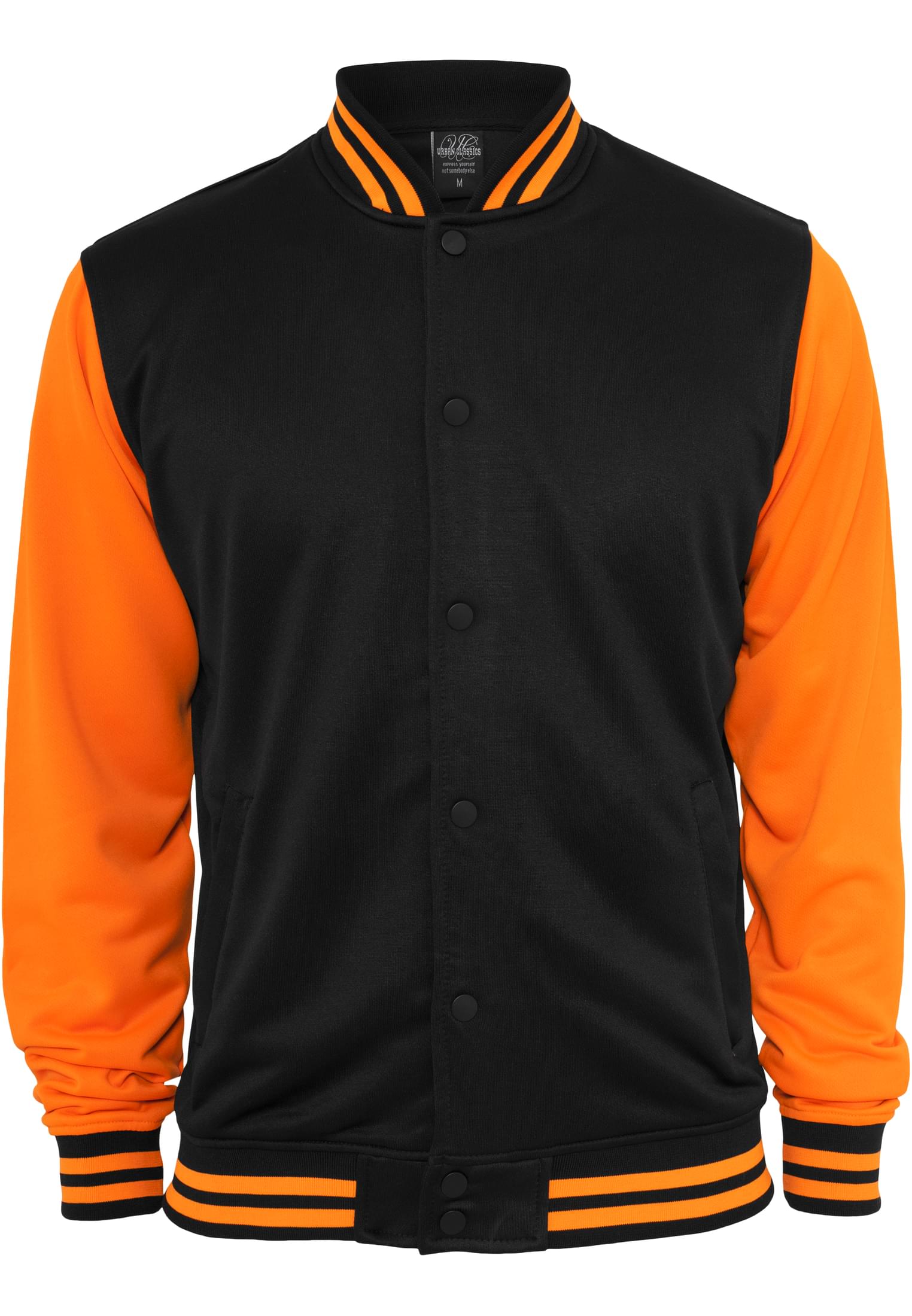 Neon College Jacket | blk/ora