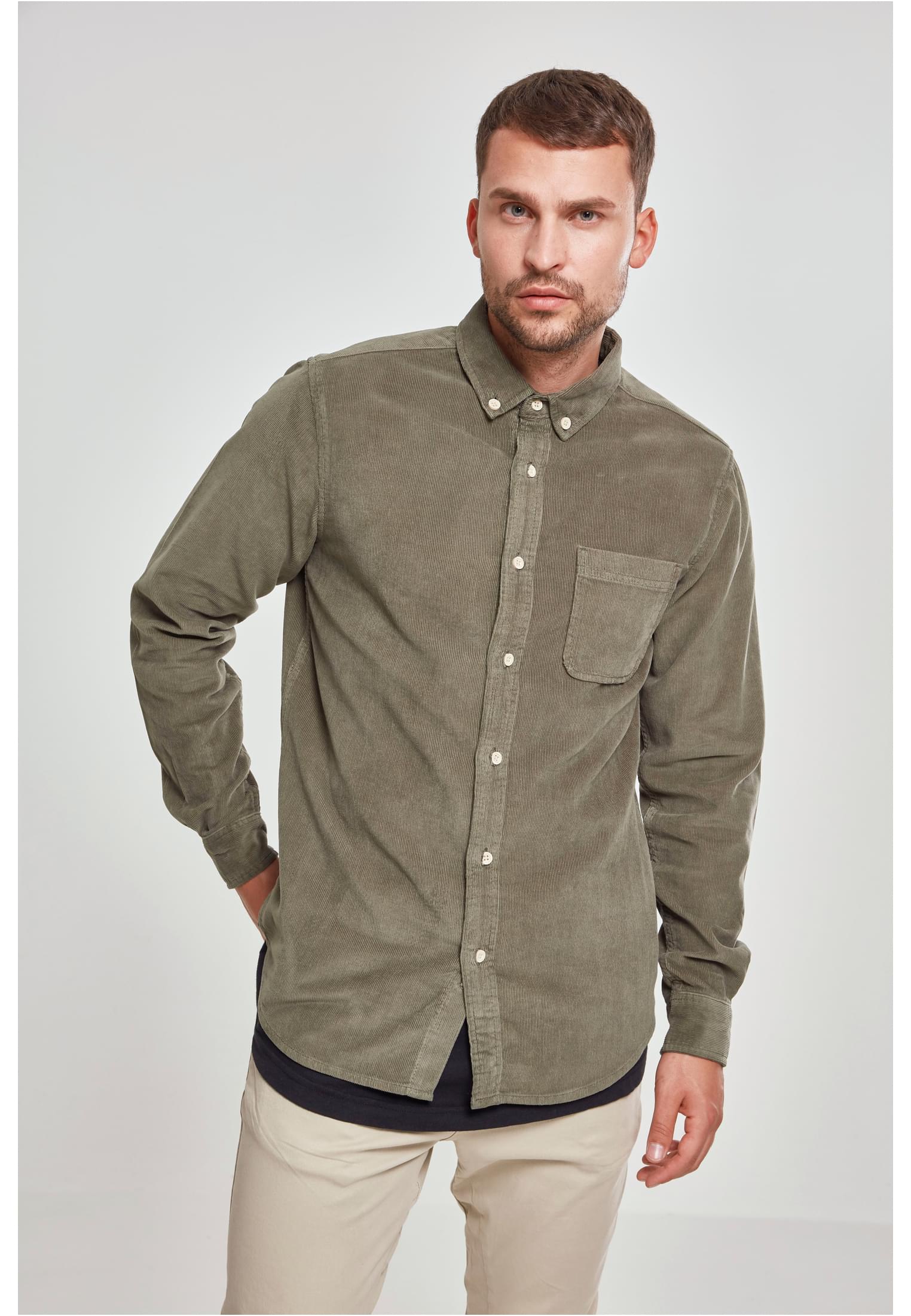 Corduroy Shirt | olive