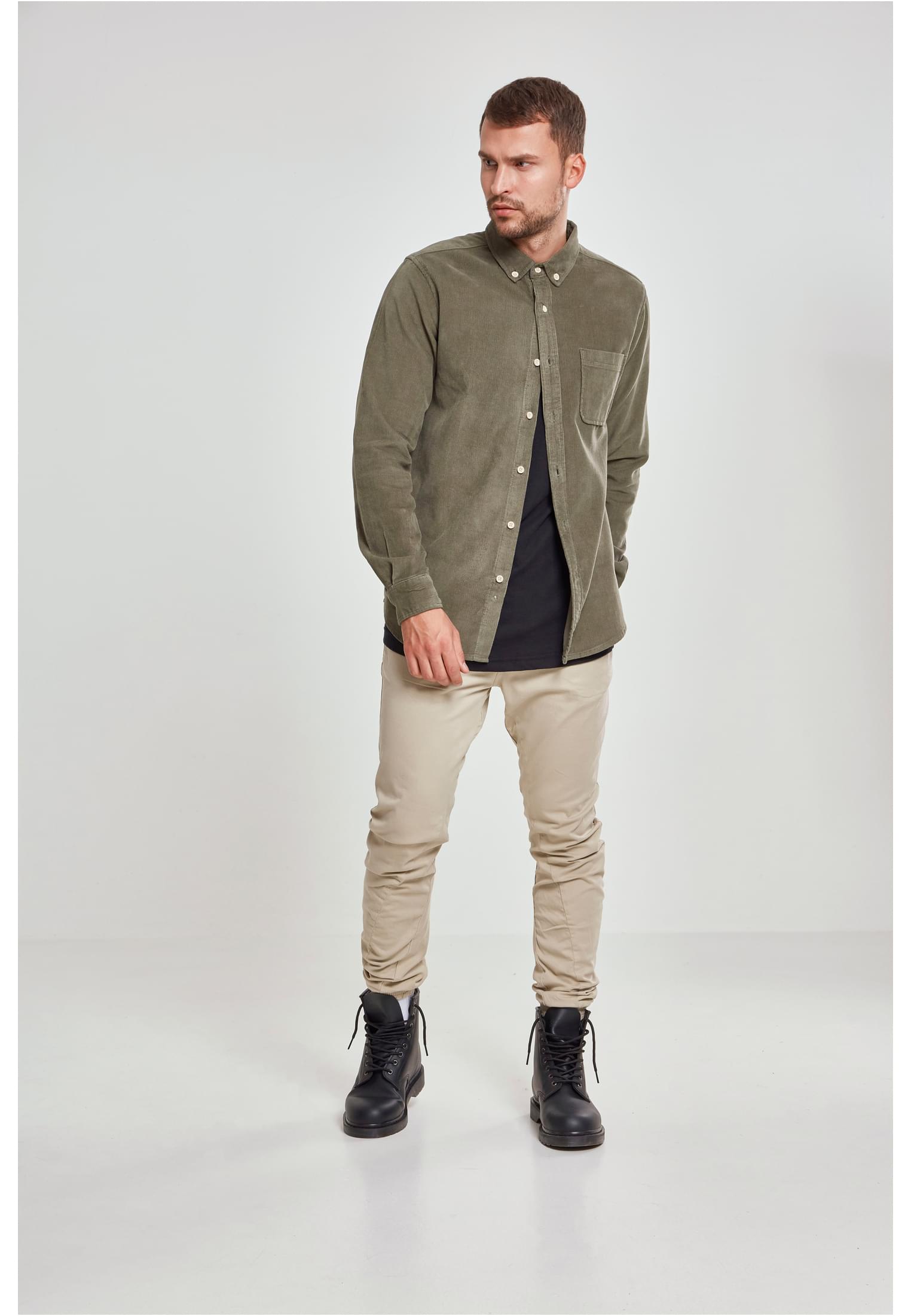 Corduroy Shirt | olive