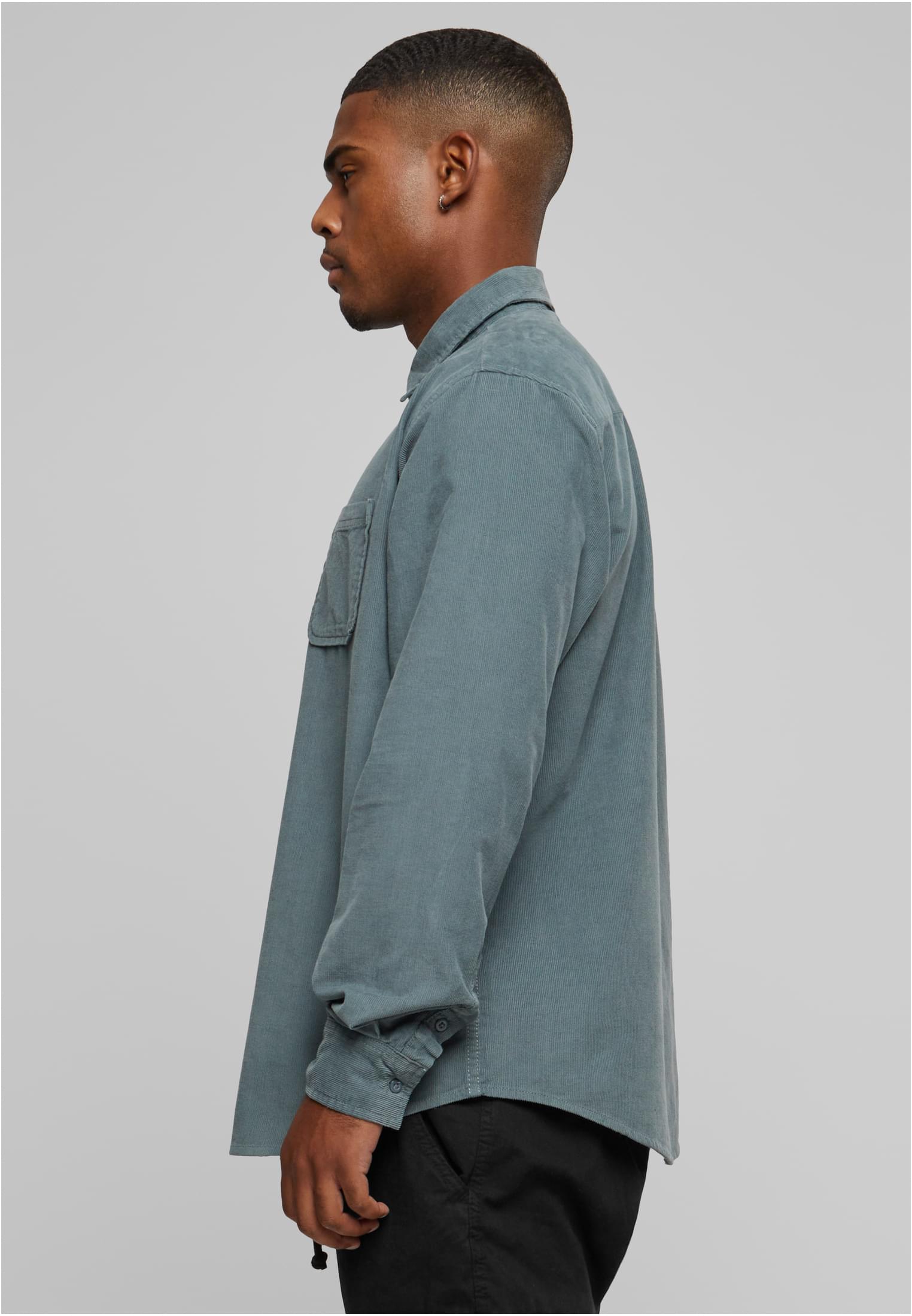 Corduroy Shirt | dustyblue