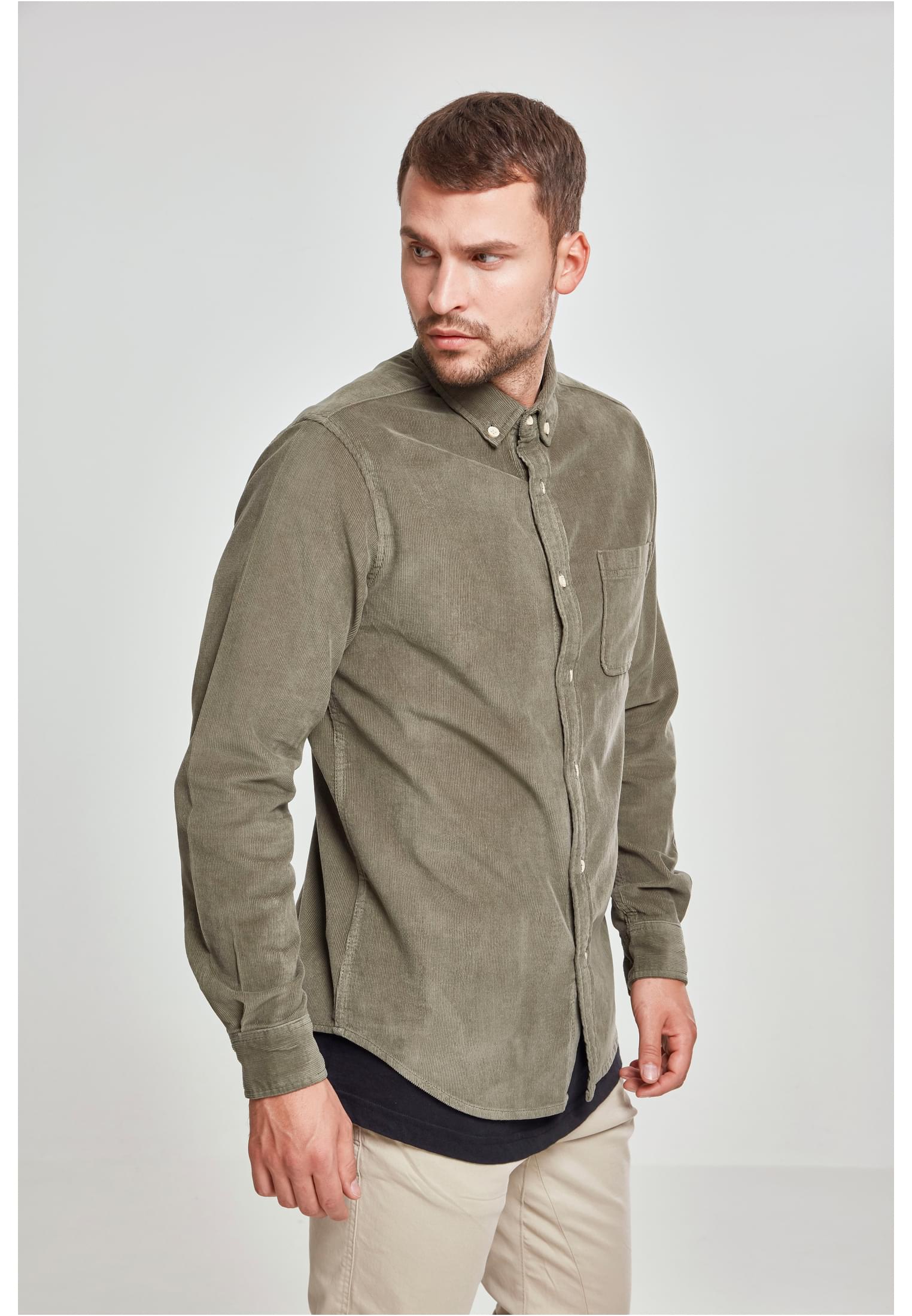 Corduroy Shirt | olive