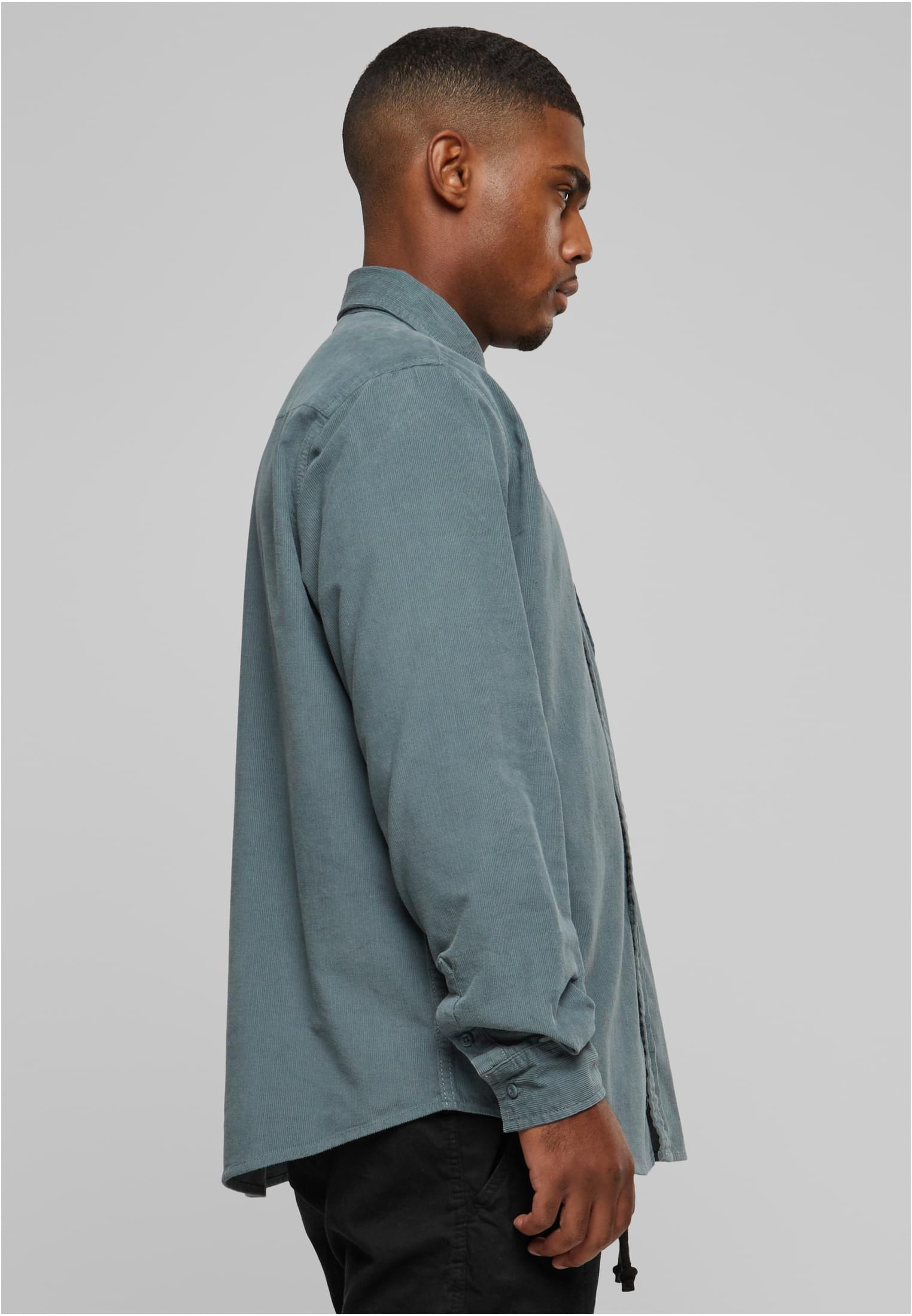 Corduroy Shirt | dustyblue