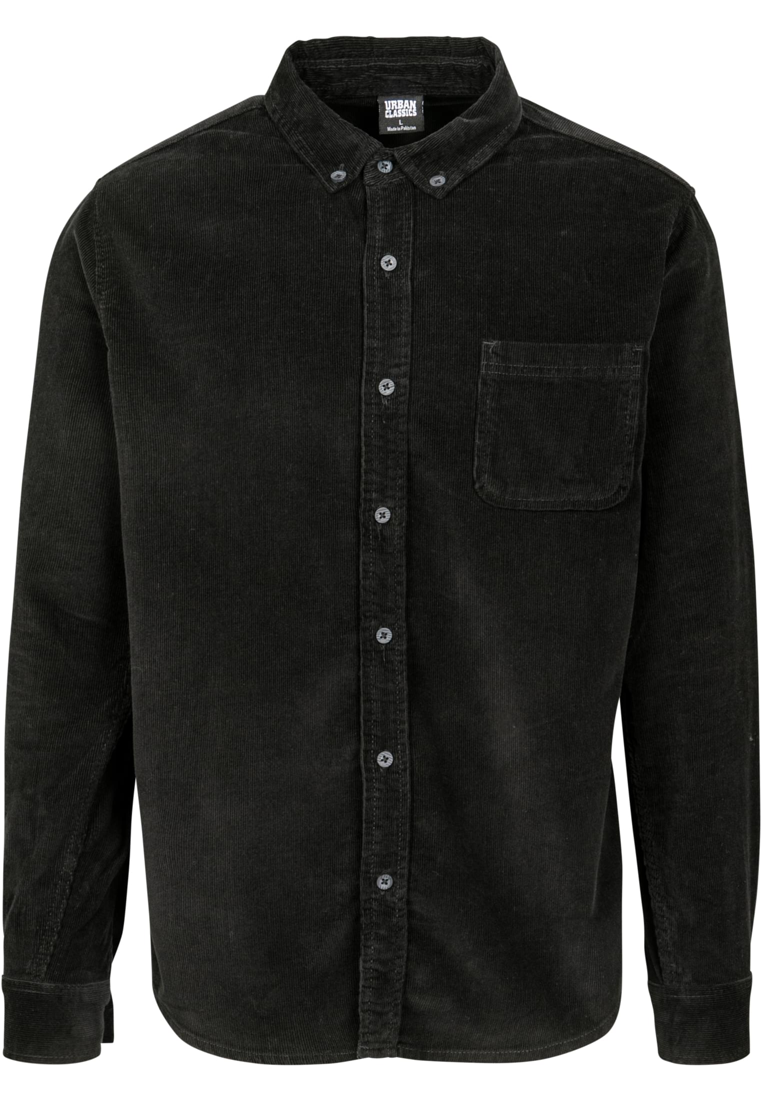 Corduroy Shirt | black