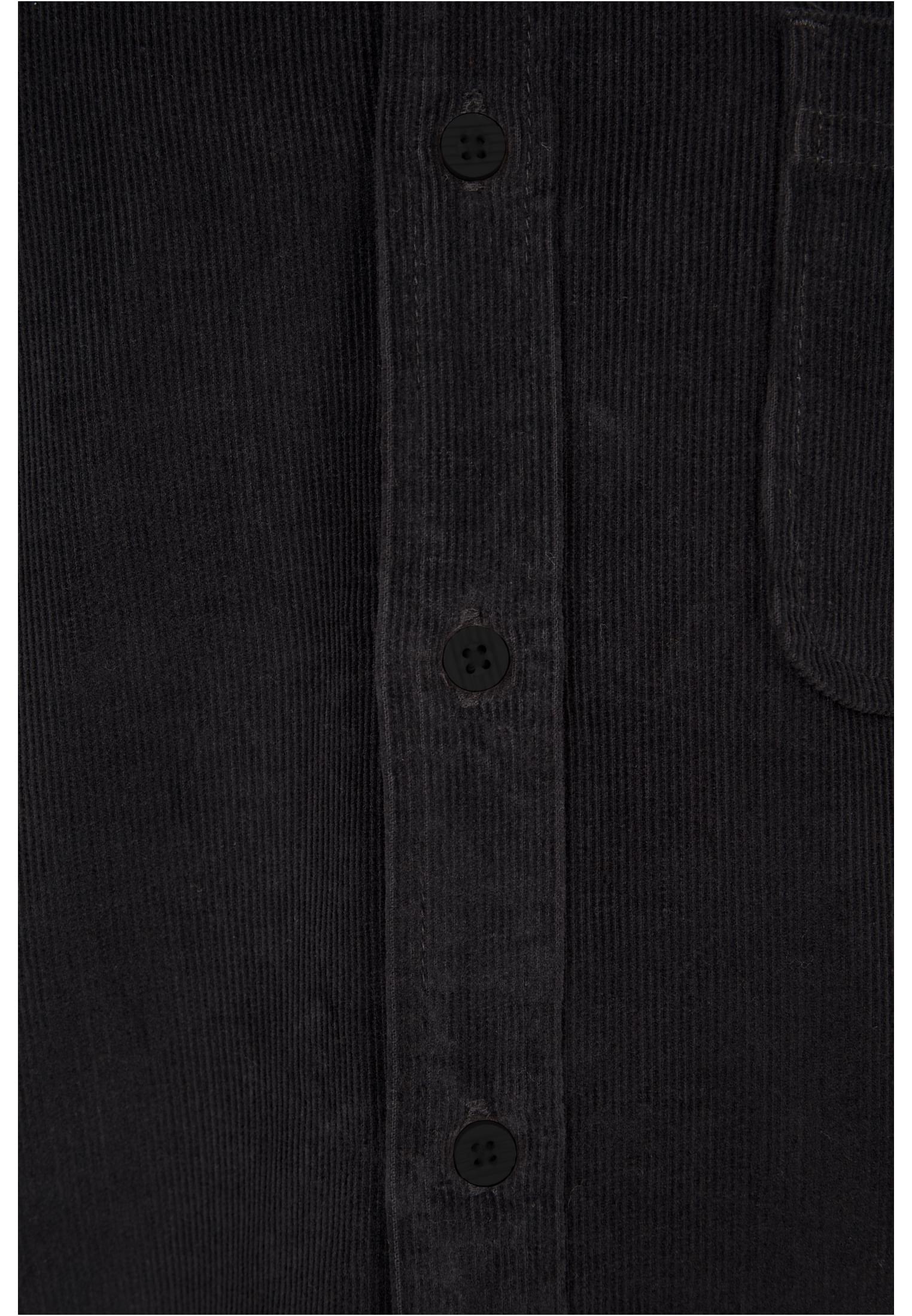 Corduroy Shirt | black