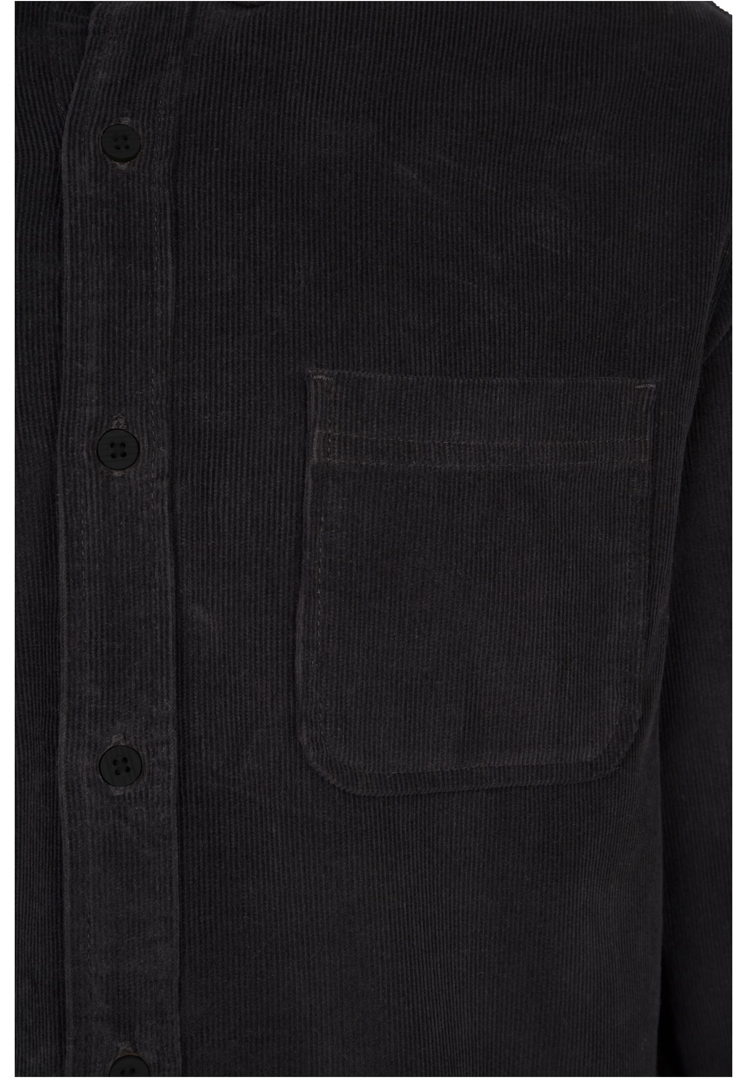 Corduroy Shirt | black