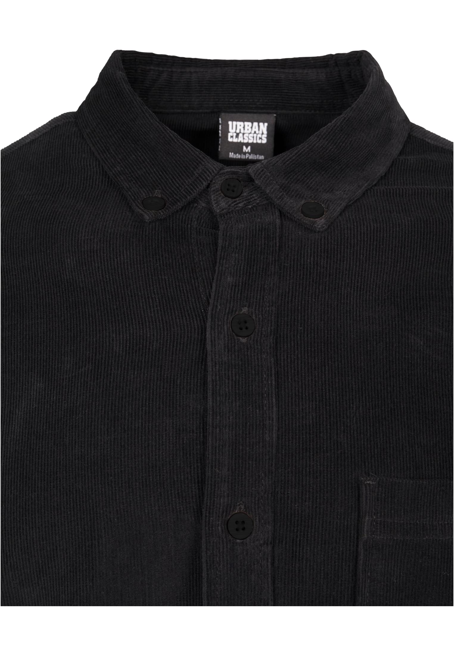 Corduroy Shirt | black