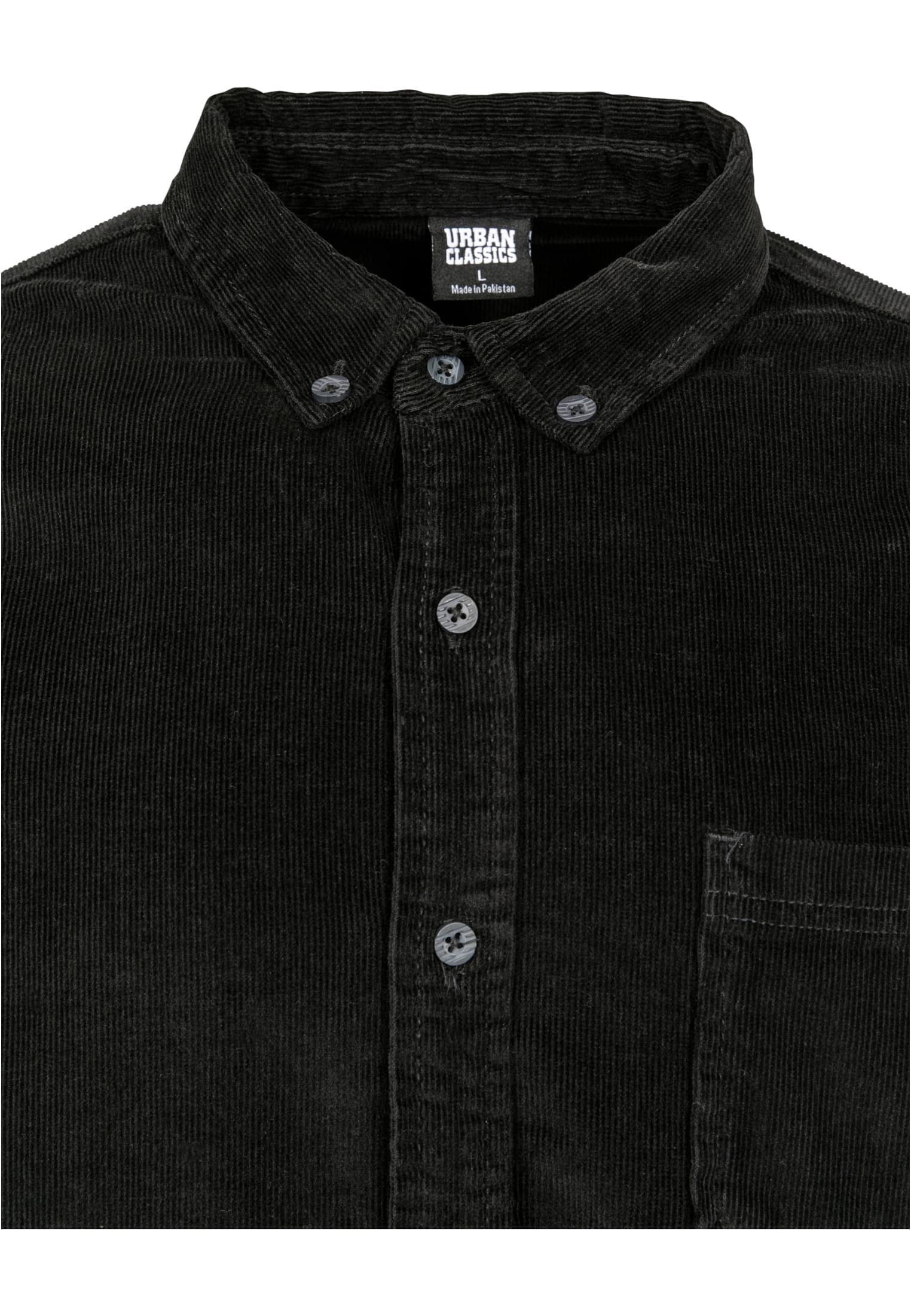 Corduroy Shirt | black