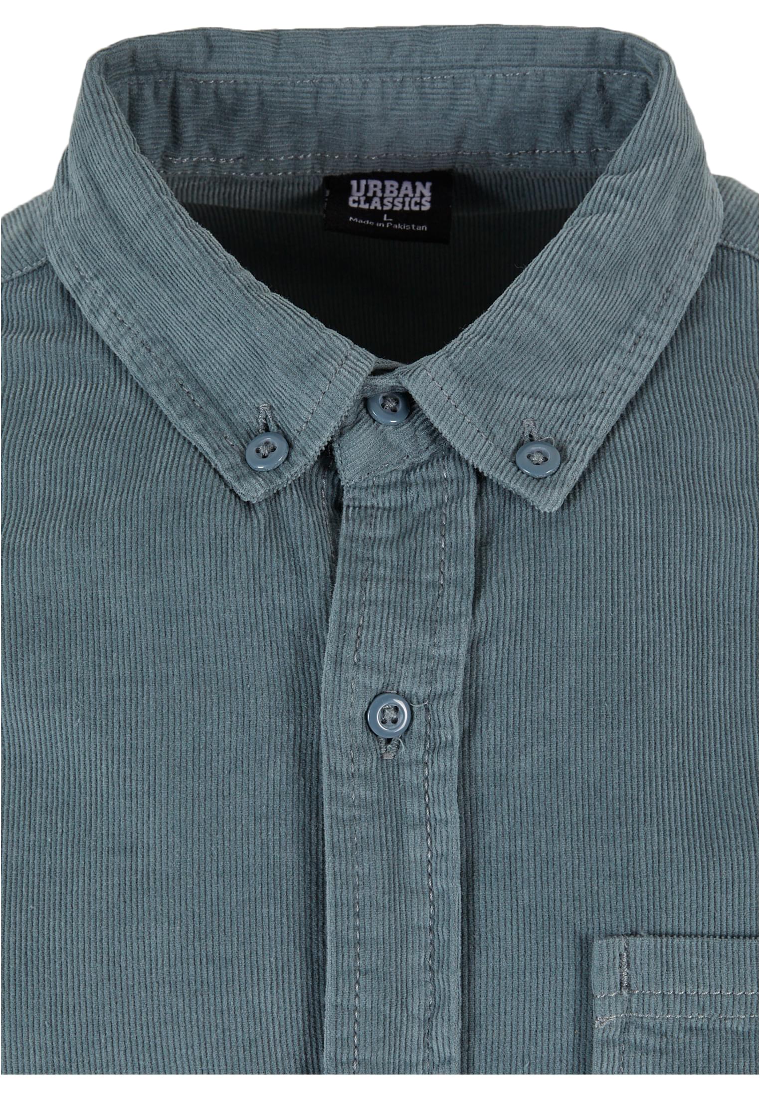 Corduroy Shirt | dustyblue