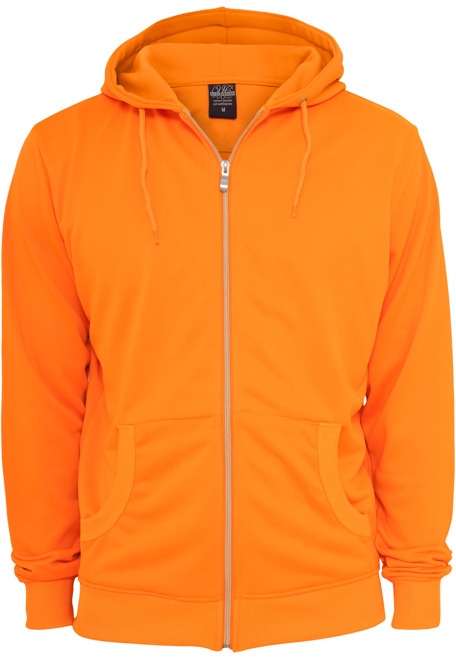 Neon Zip Hoody | orange