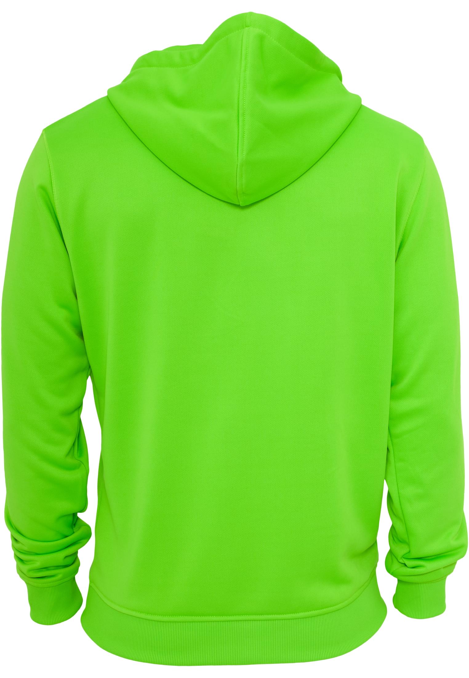 Neon Zip Hoody | green