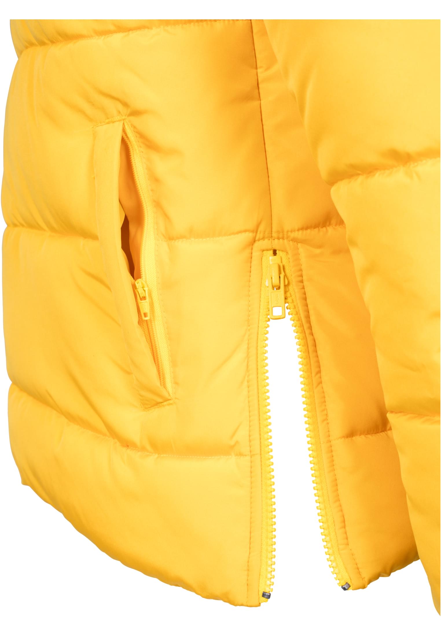 Pull Over Puffer Jacket | chrome yellow