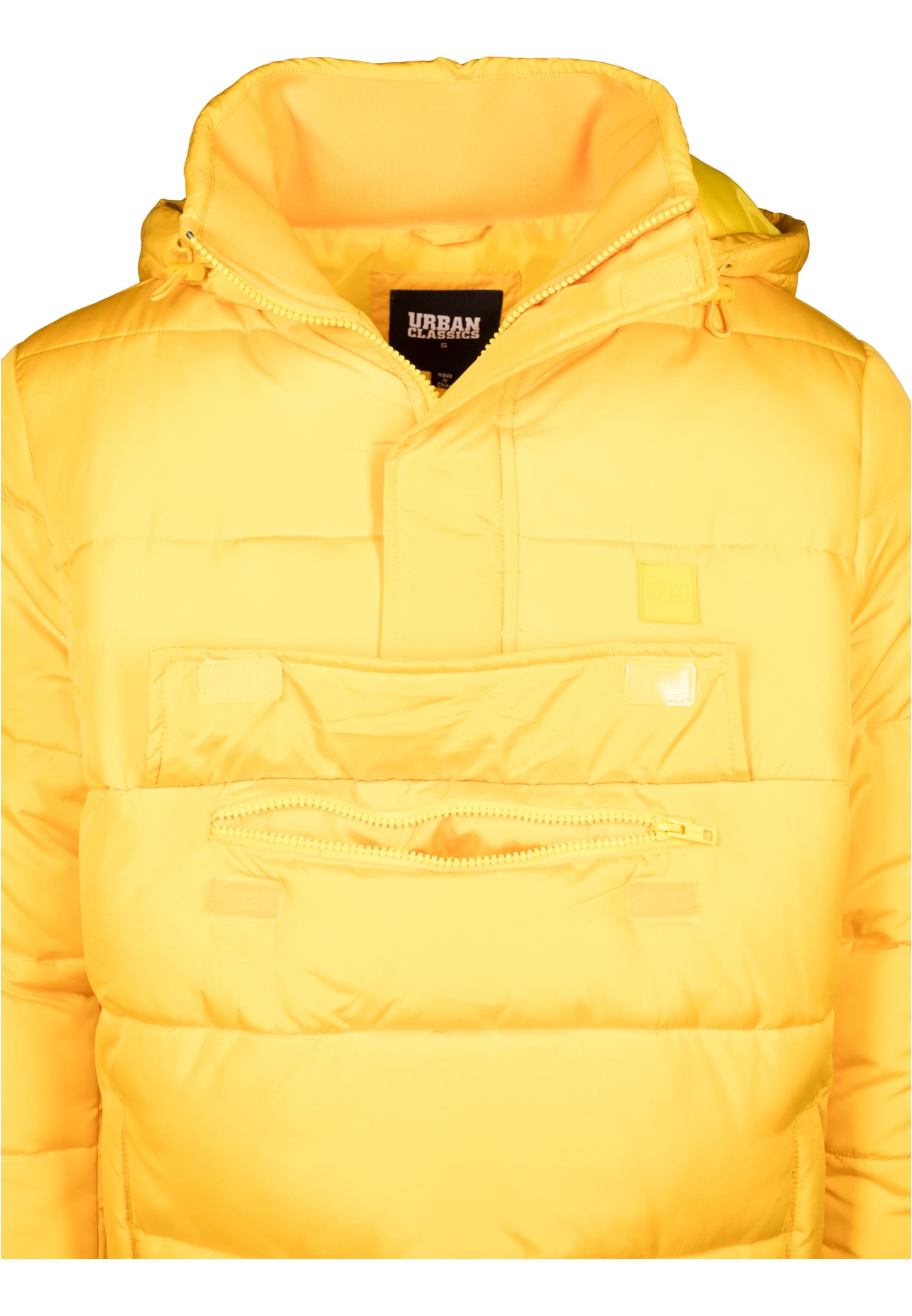 Pull Over Puffer Jacket | chrome yellow