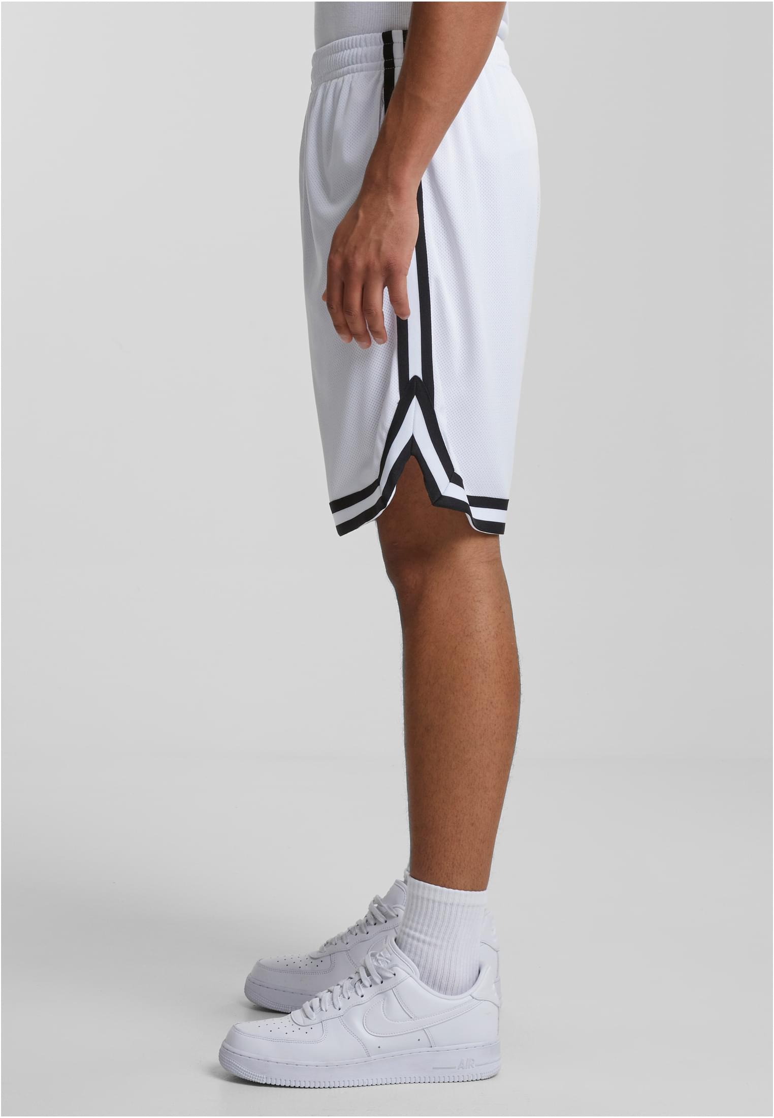 Stripes Mesh Shorts | whtblkwht