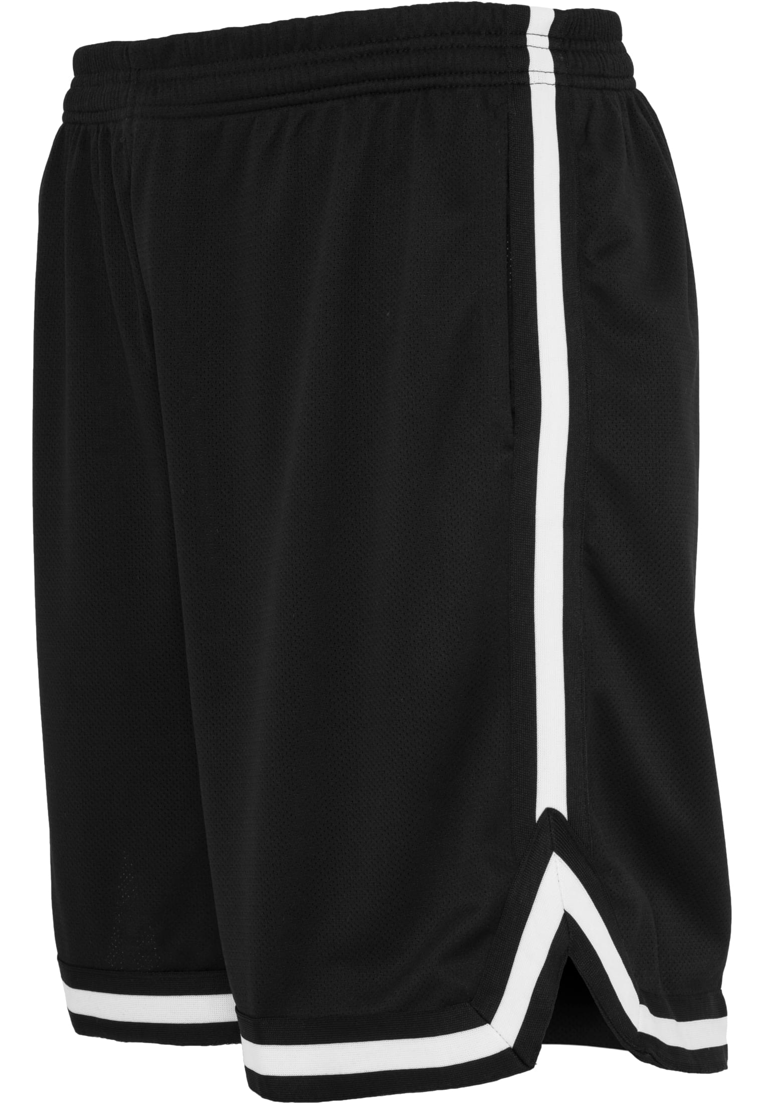 Stripes Mesh Shorts | blkblkwht