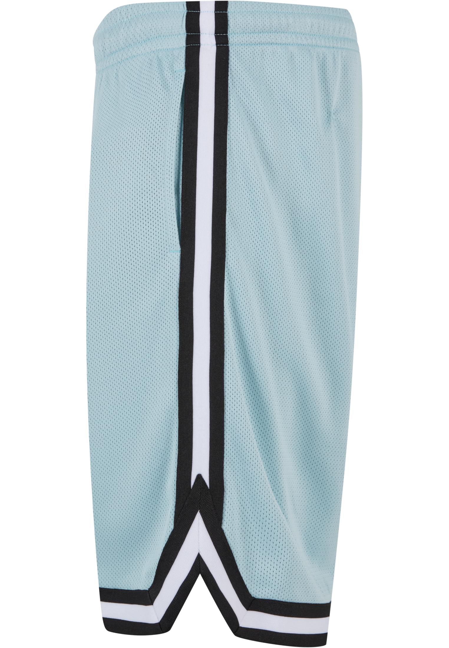 Stripes Mesh Shorts | oceanblue/black/white