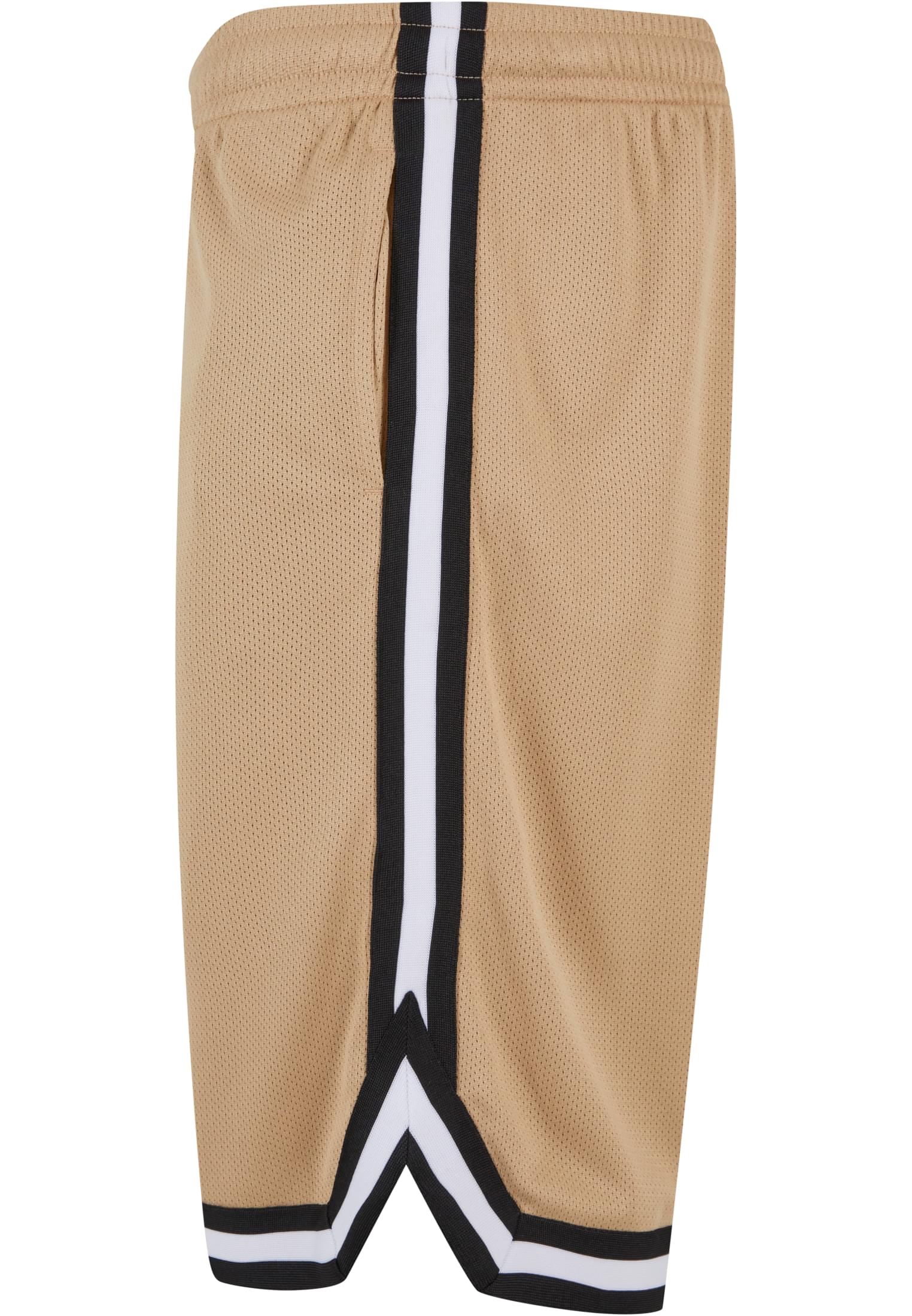 Stripes Mesh Shorts | unionbeige/black/white