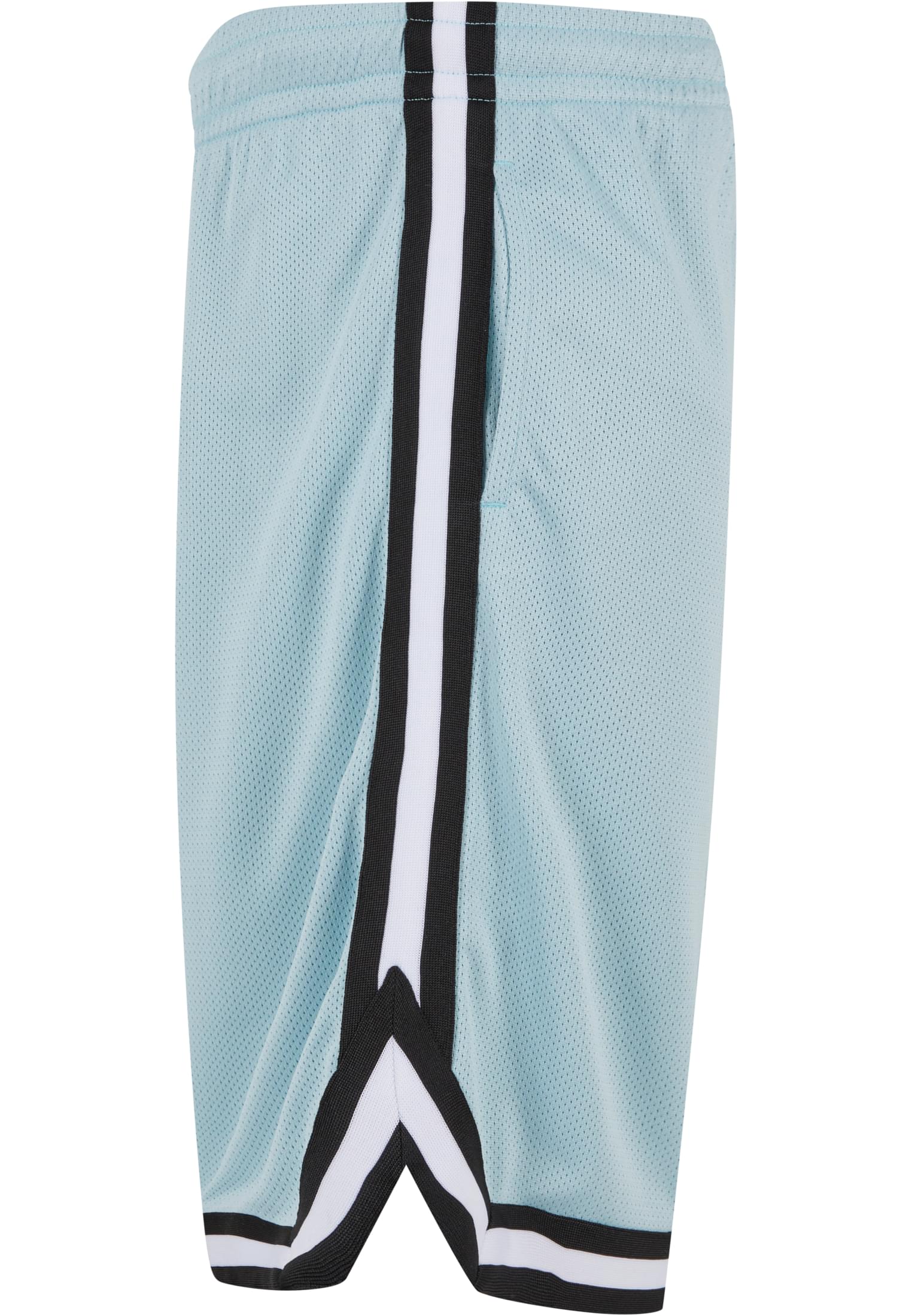 Stripes Mesh Shorts | oceanblue/black/white