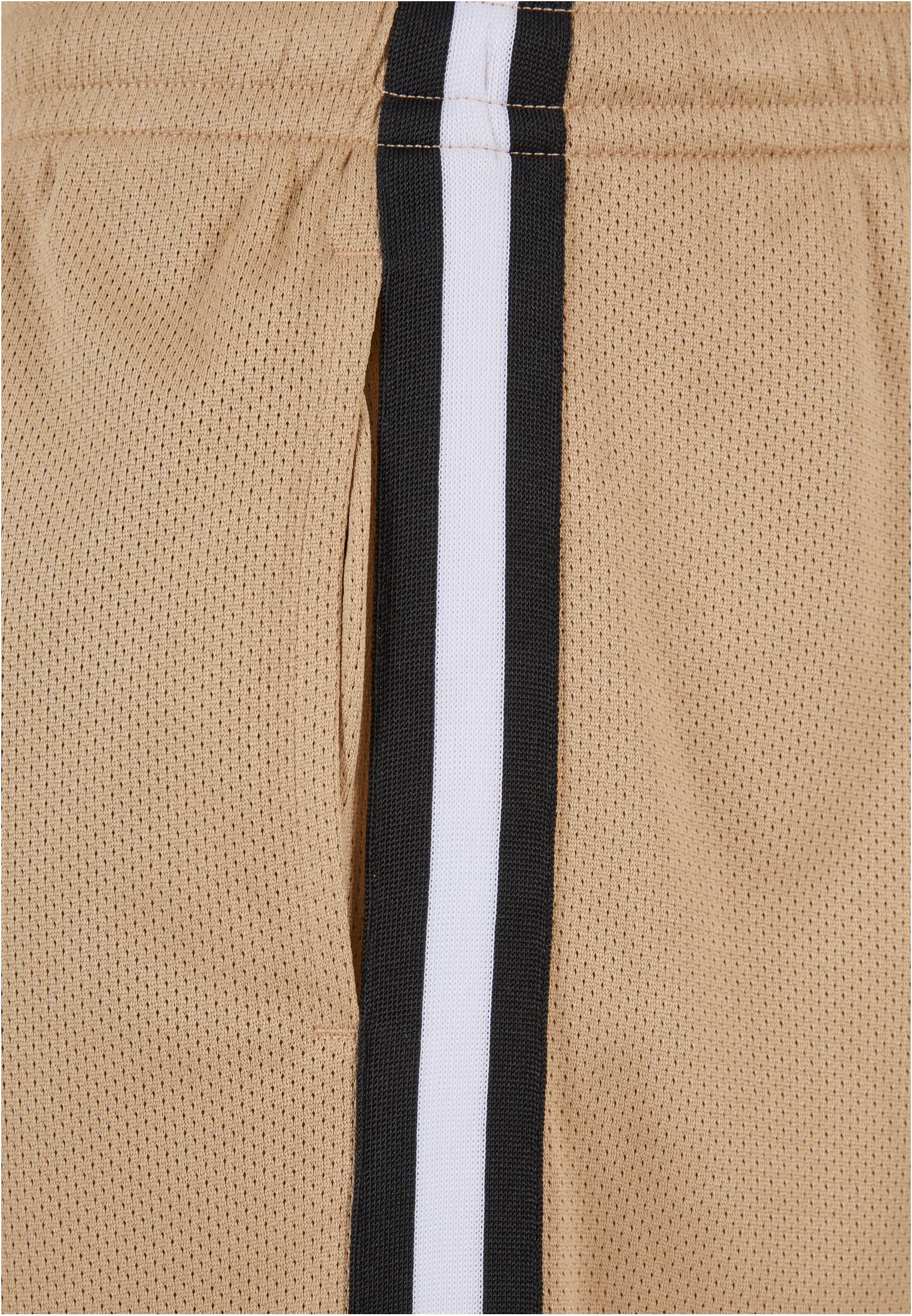 Stripes Mesh Shorts | unionbeige/black/white