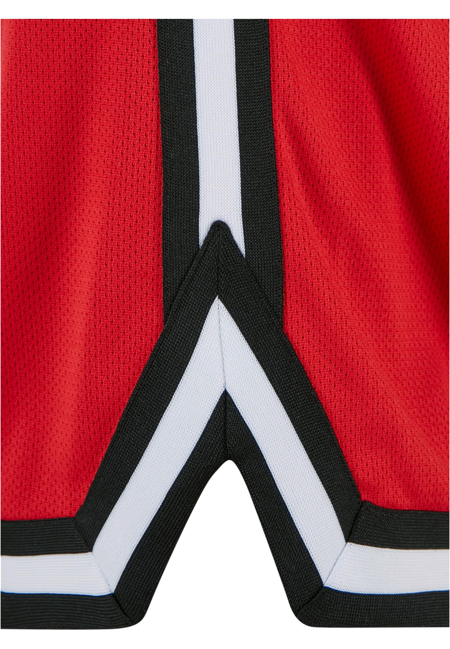 Stripes Mesh Shorts | cityred/black/white