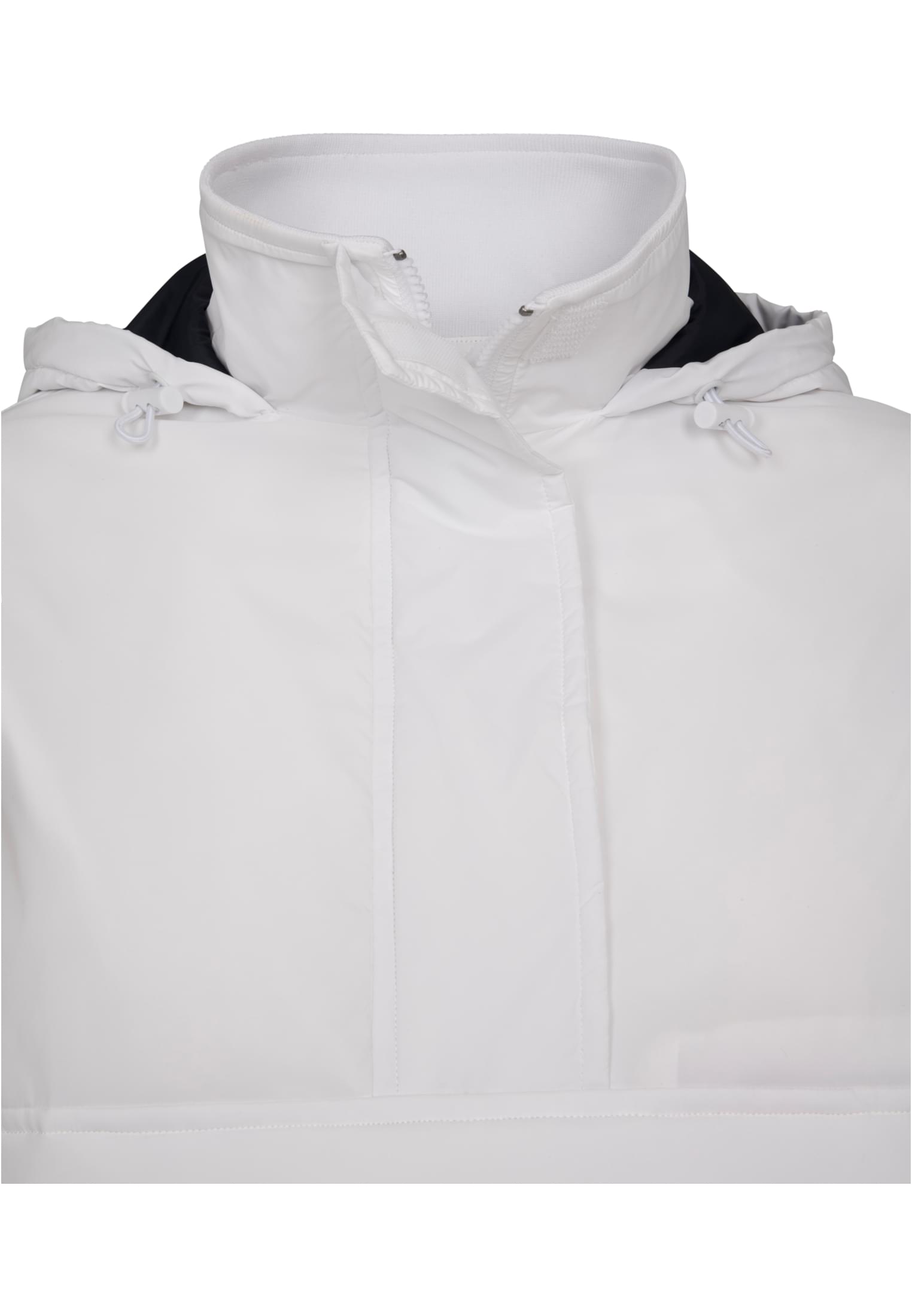 Ladies 3-Tone Padded Pull Over Jacket | white/navy/fire red