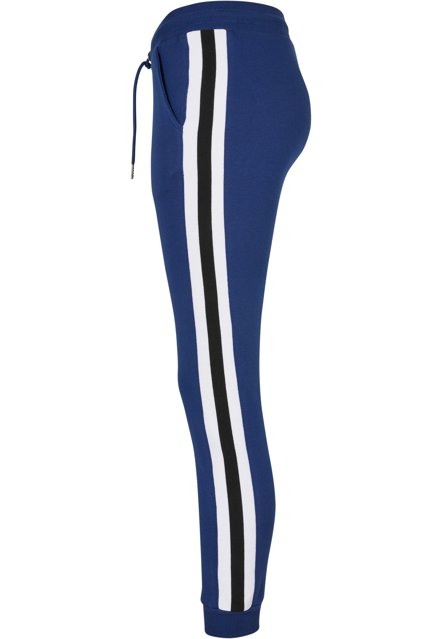 Ladies College Contrast Sweatpants | spaceblue/white/black