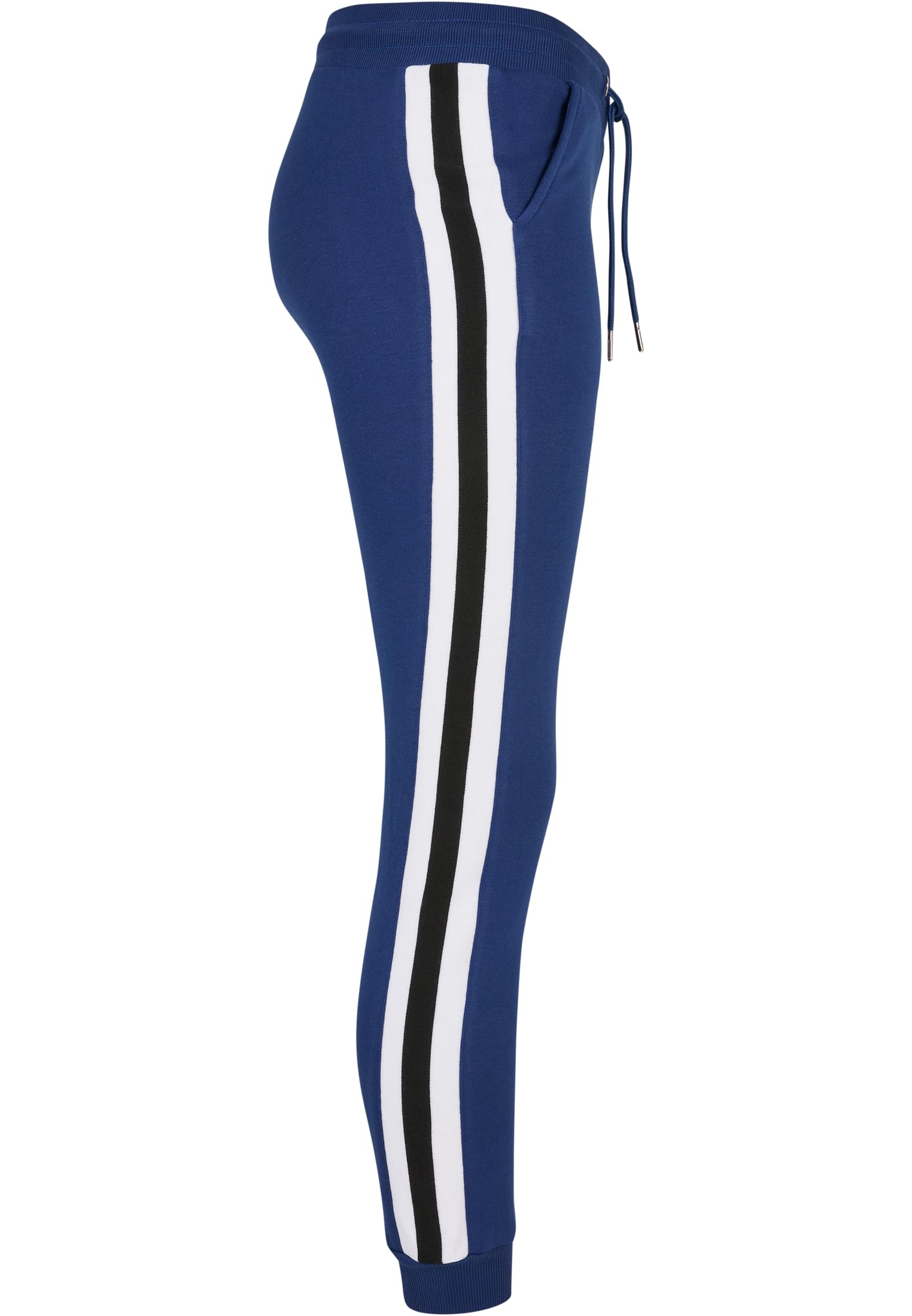 Ladies College Contrast Sweatpants | spaceblue/white/black