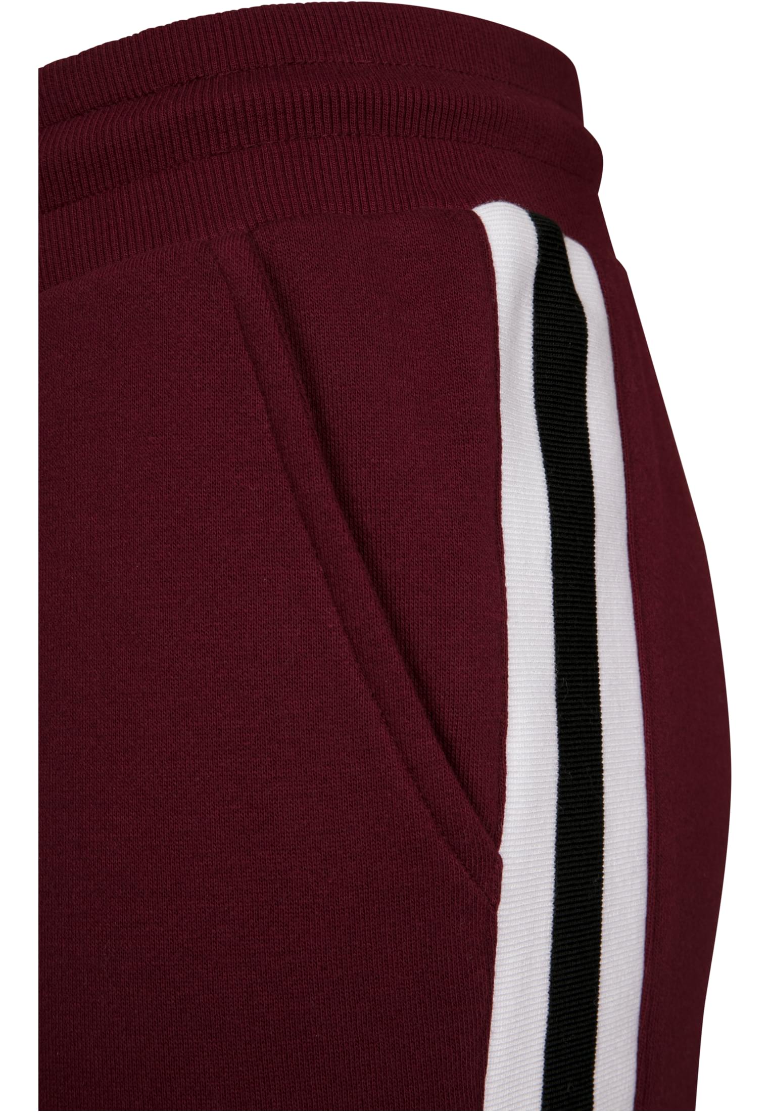 Ladies College Contrast Sweatpants | port/white/black