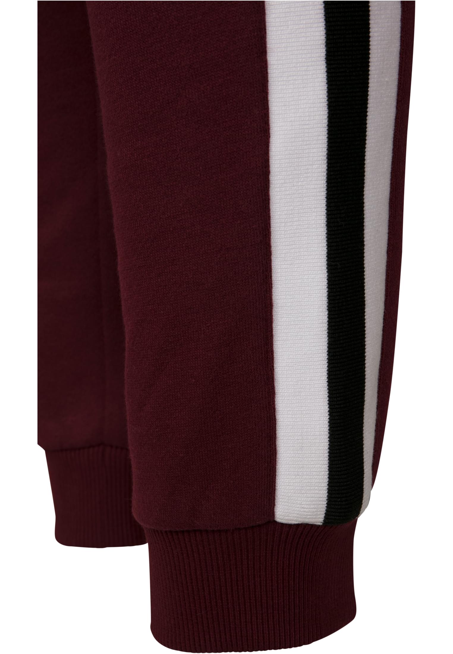 Ladies College Contrast Sweatpants | port/white/black