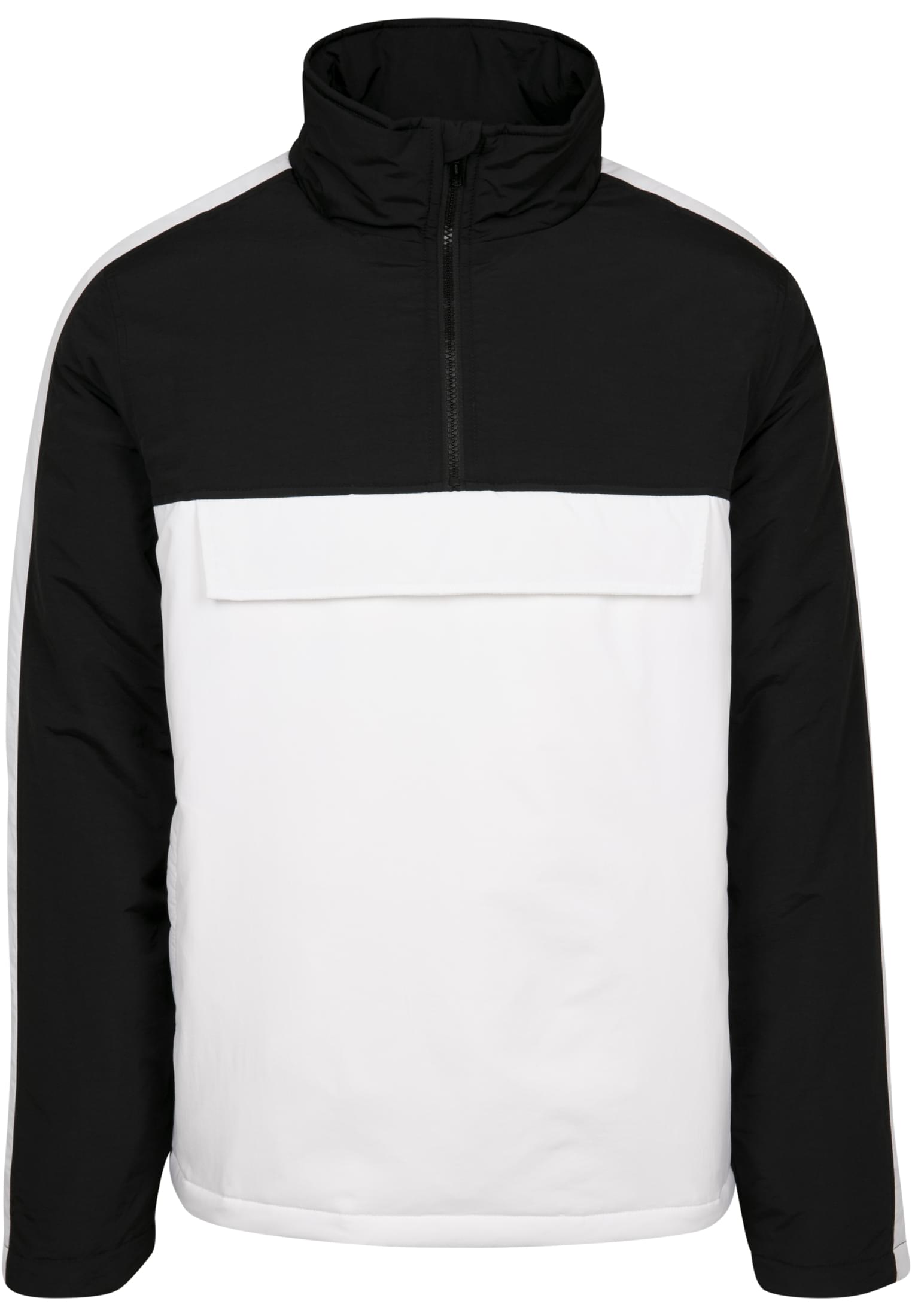 2-Tone Padded Pull Over Jacket | white/black