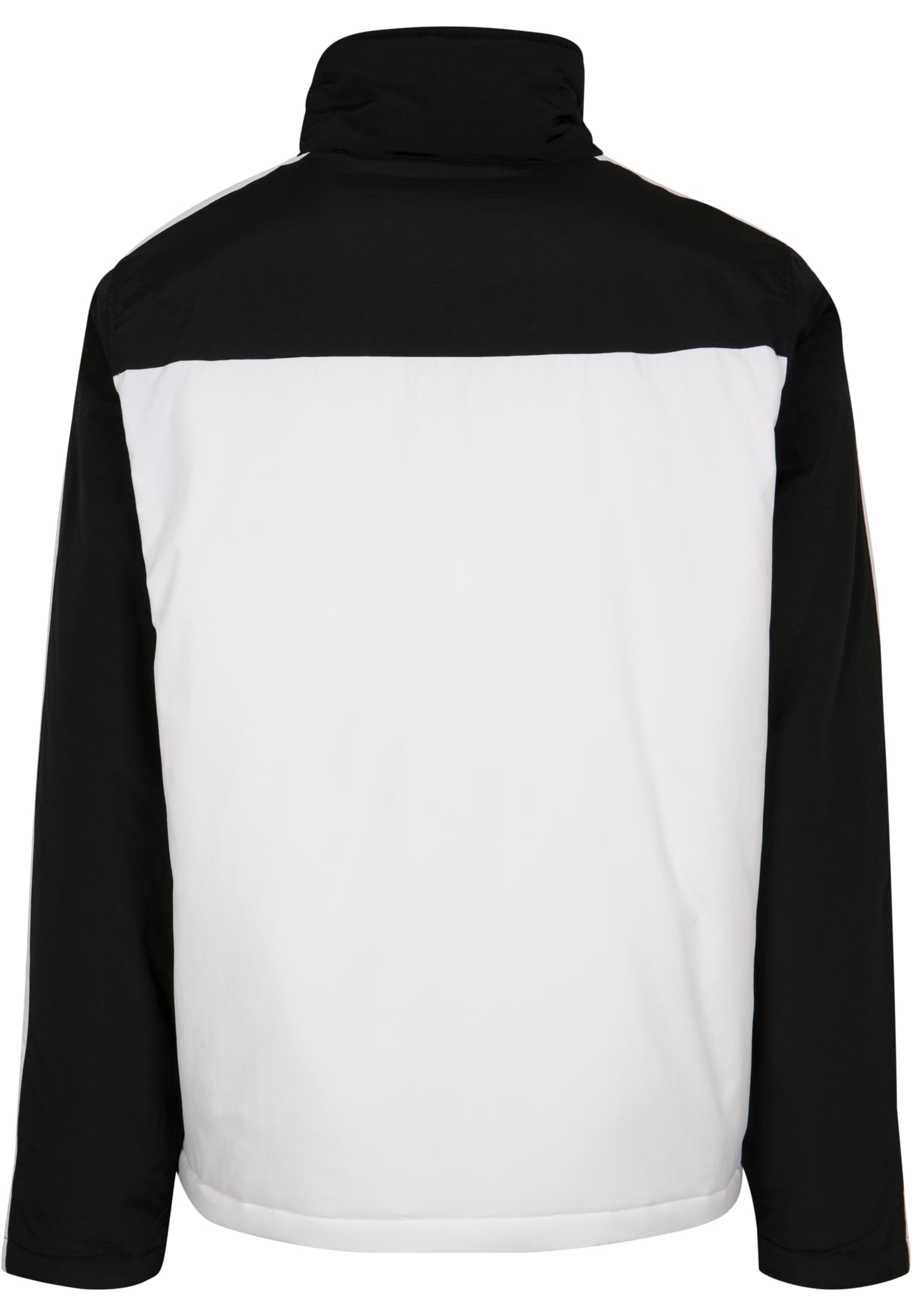 2-Tone Padded Pull Over Jacket | white/black