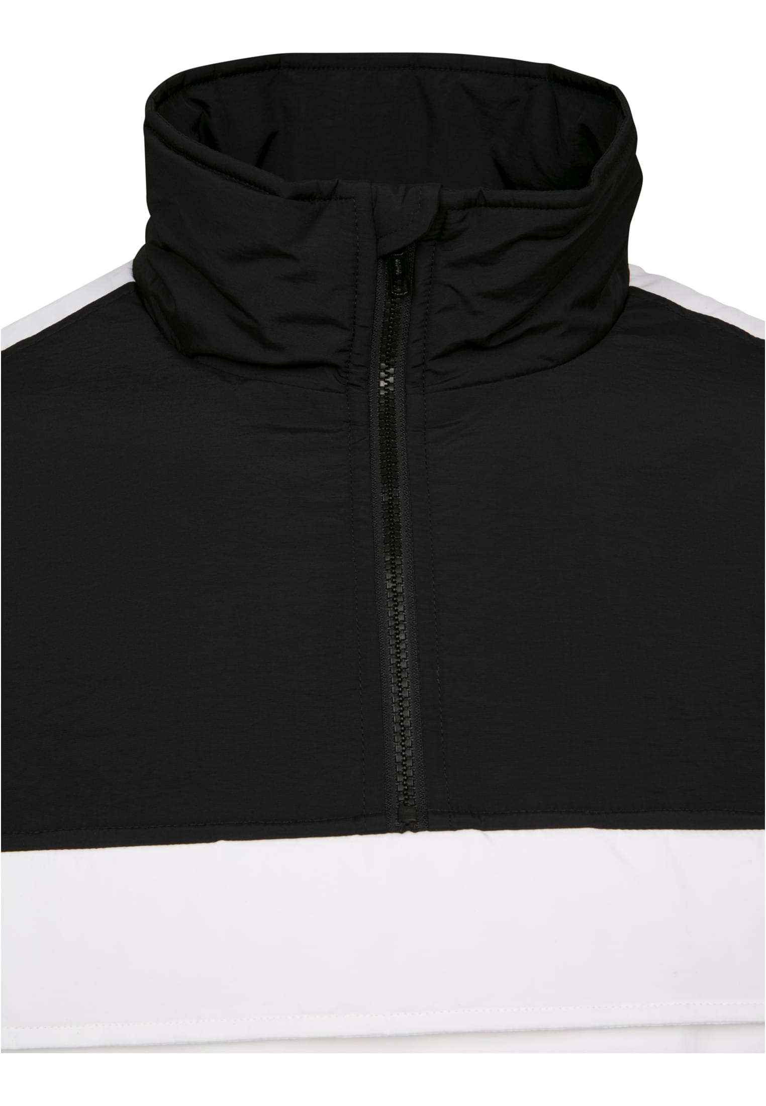 2-Tone Padded Pull Over Jacket | white/black