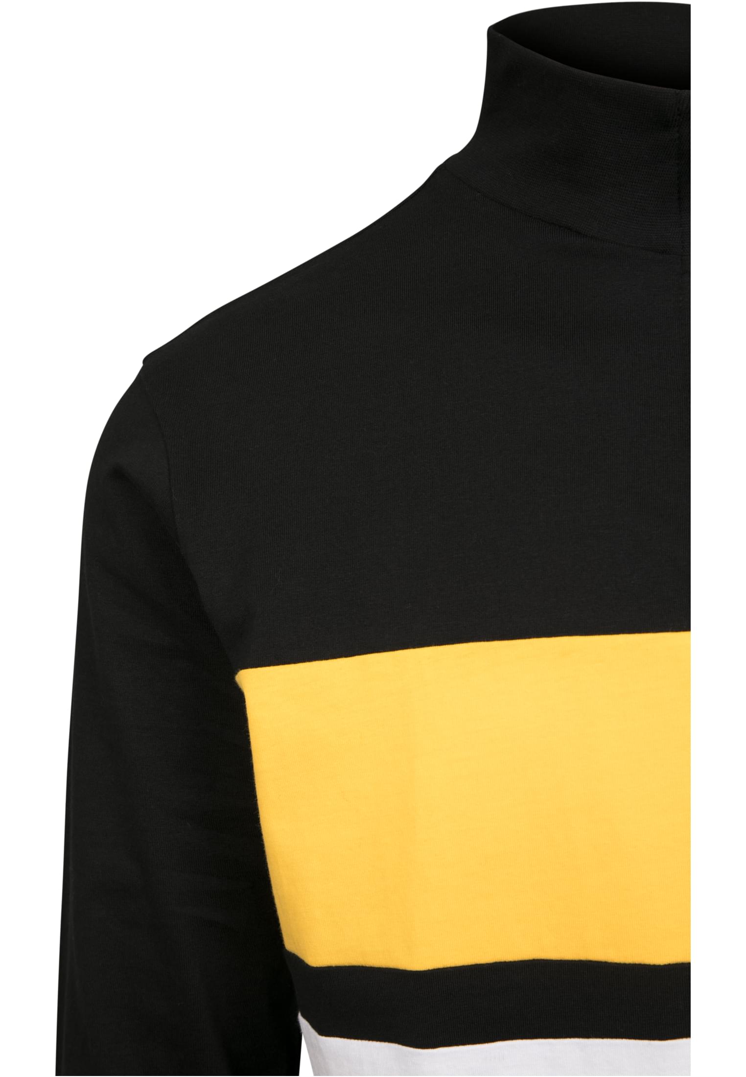 3-Tone Longsleeve | blk/chromeyellow/wht