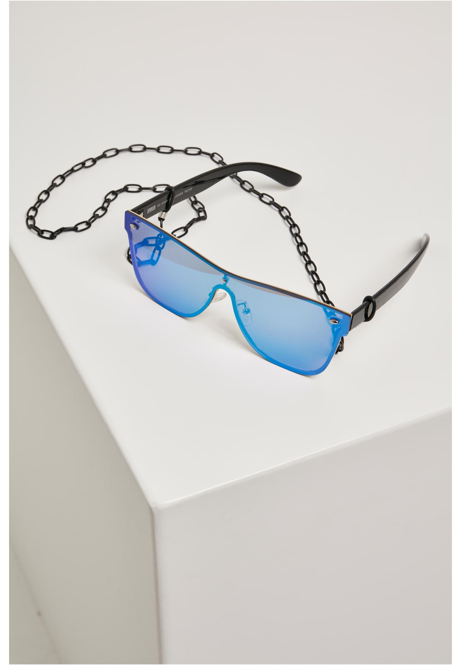 103 Chain Sunglasses | blk/blue