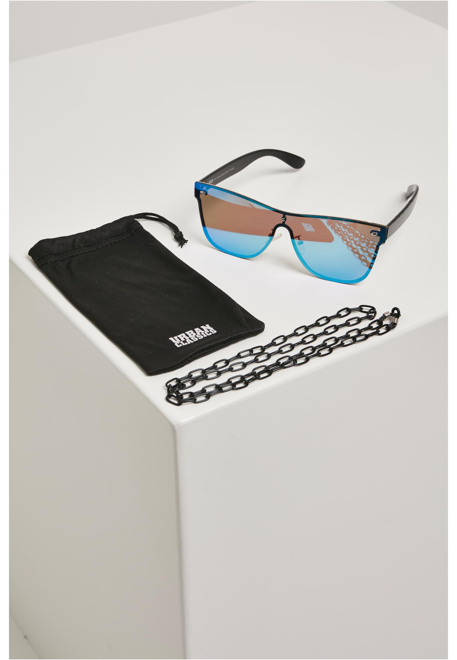 103 Chain Sunglasses | blk/blue