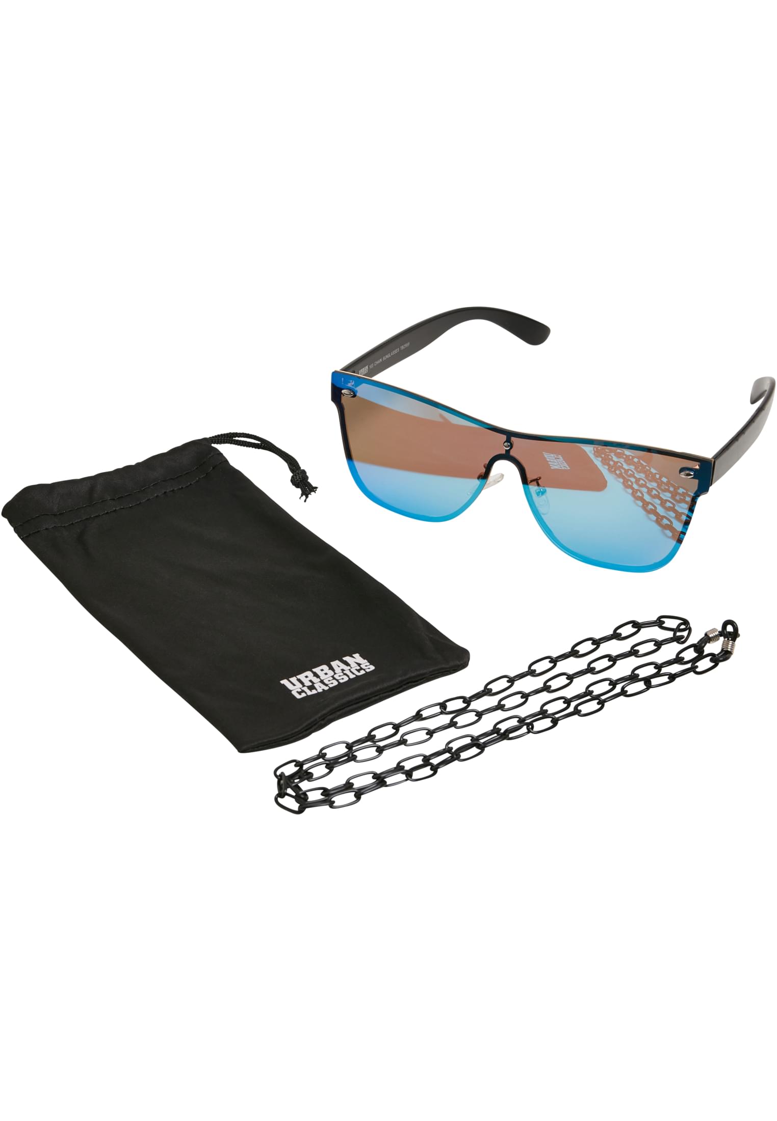 103 Chain Sunglasses | blk/blue