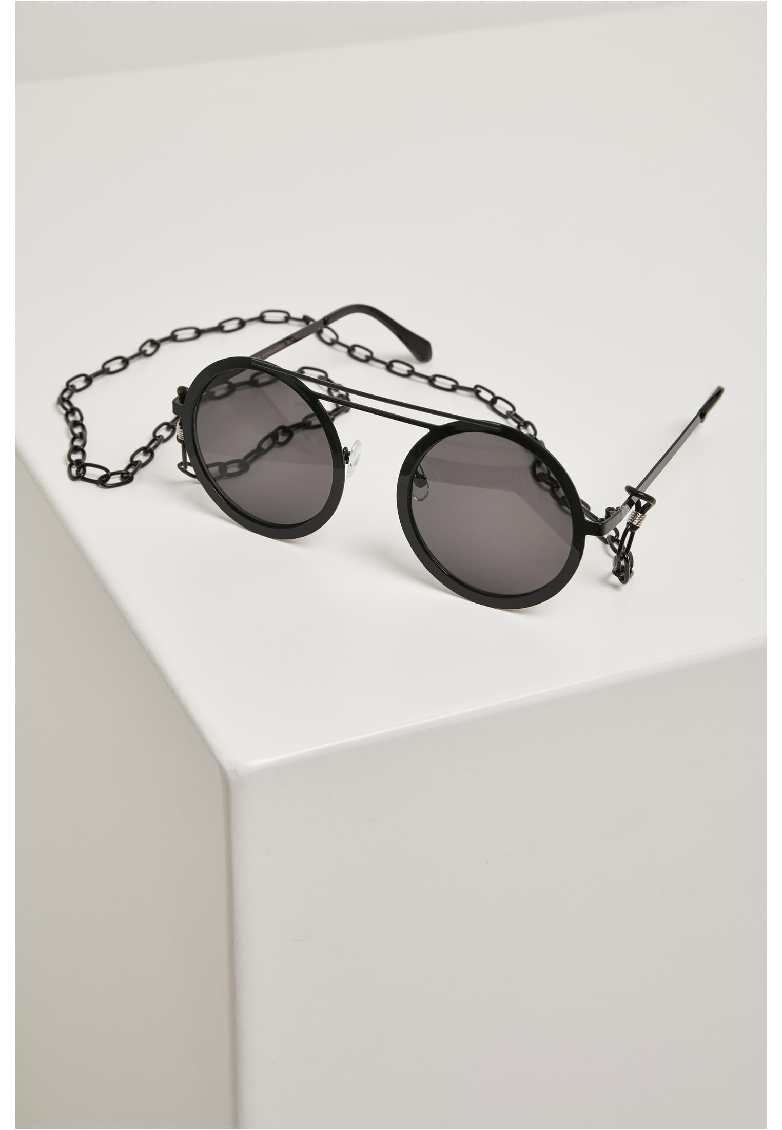 104 Chain Sunglasses | black/black