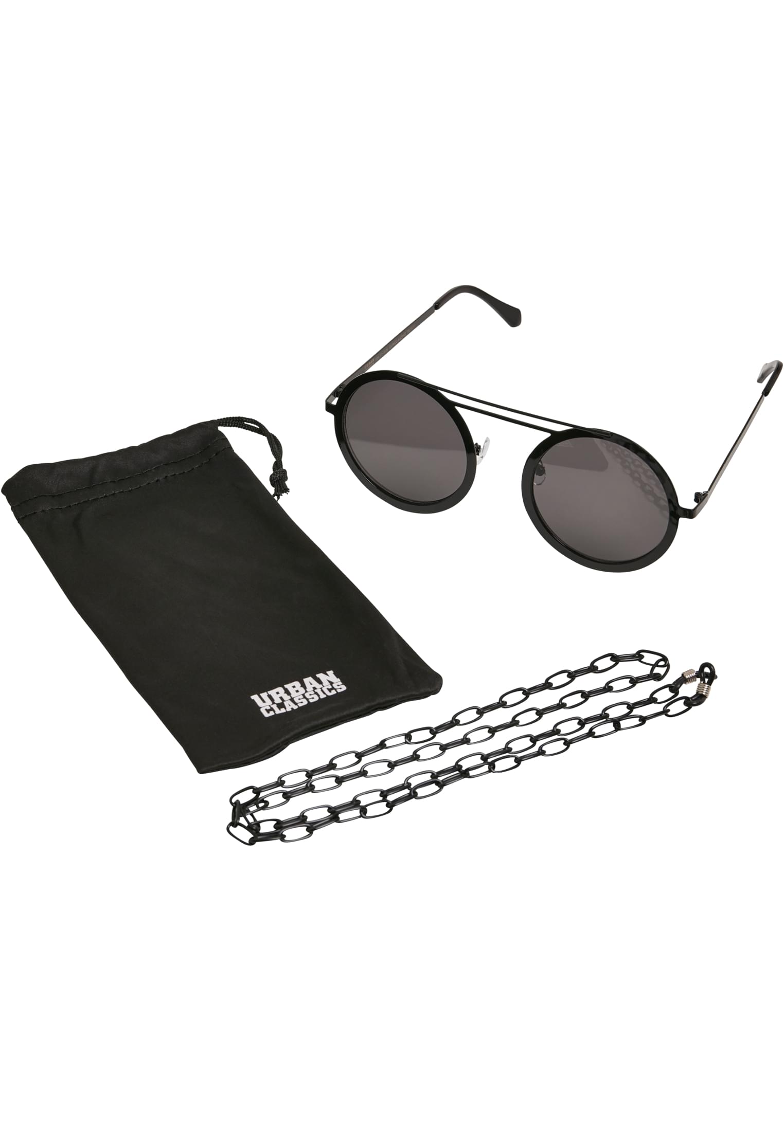 104 Chain Sunglasses | black/black