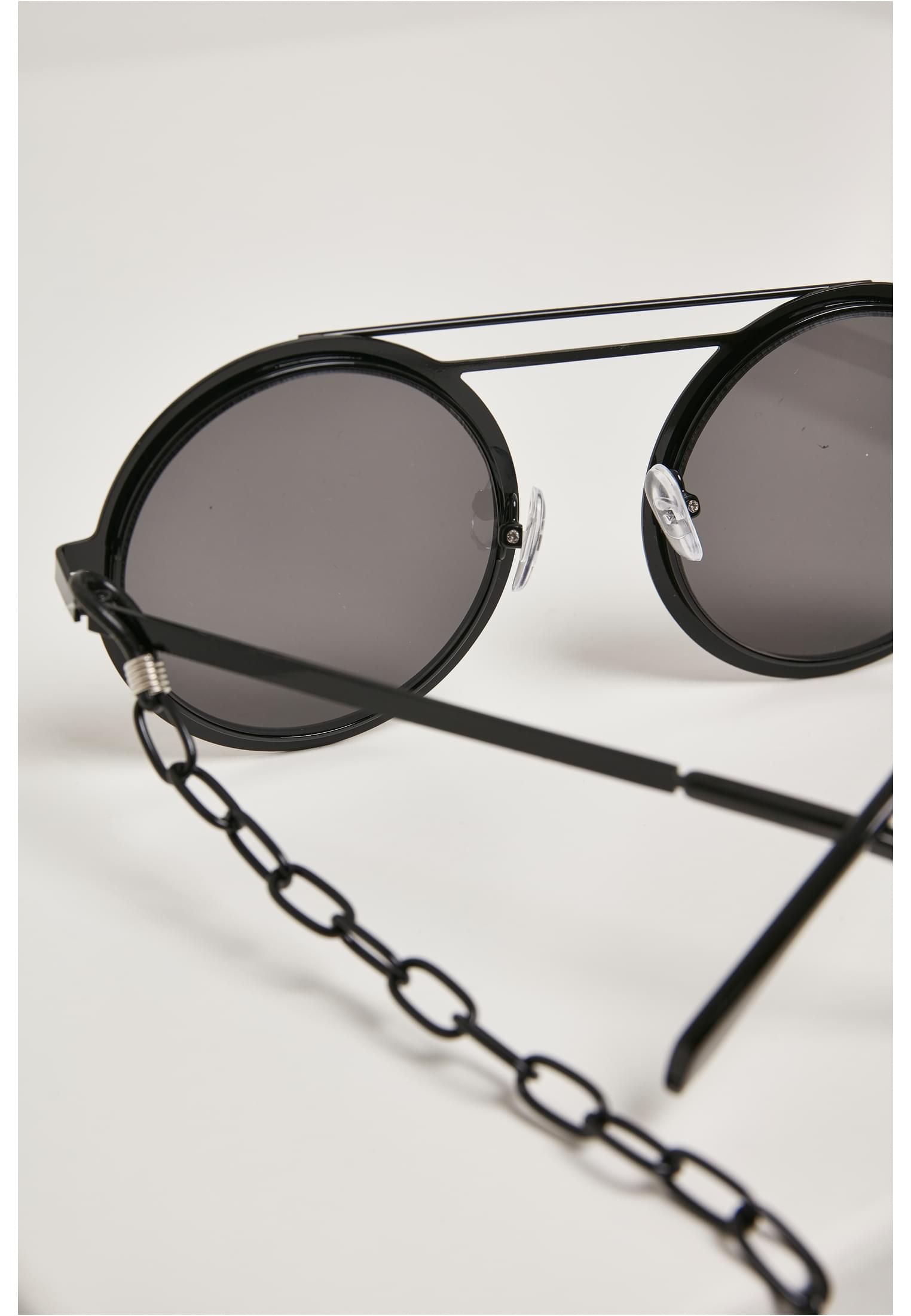 104 Chain Sunglasses | black/black