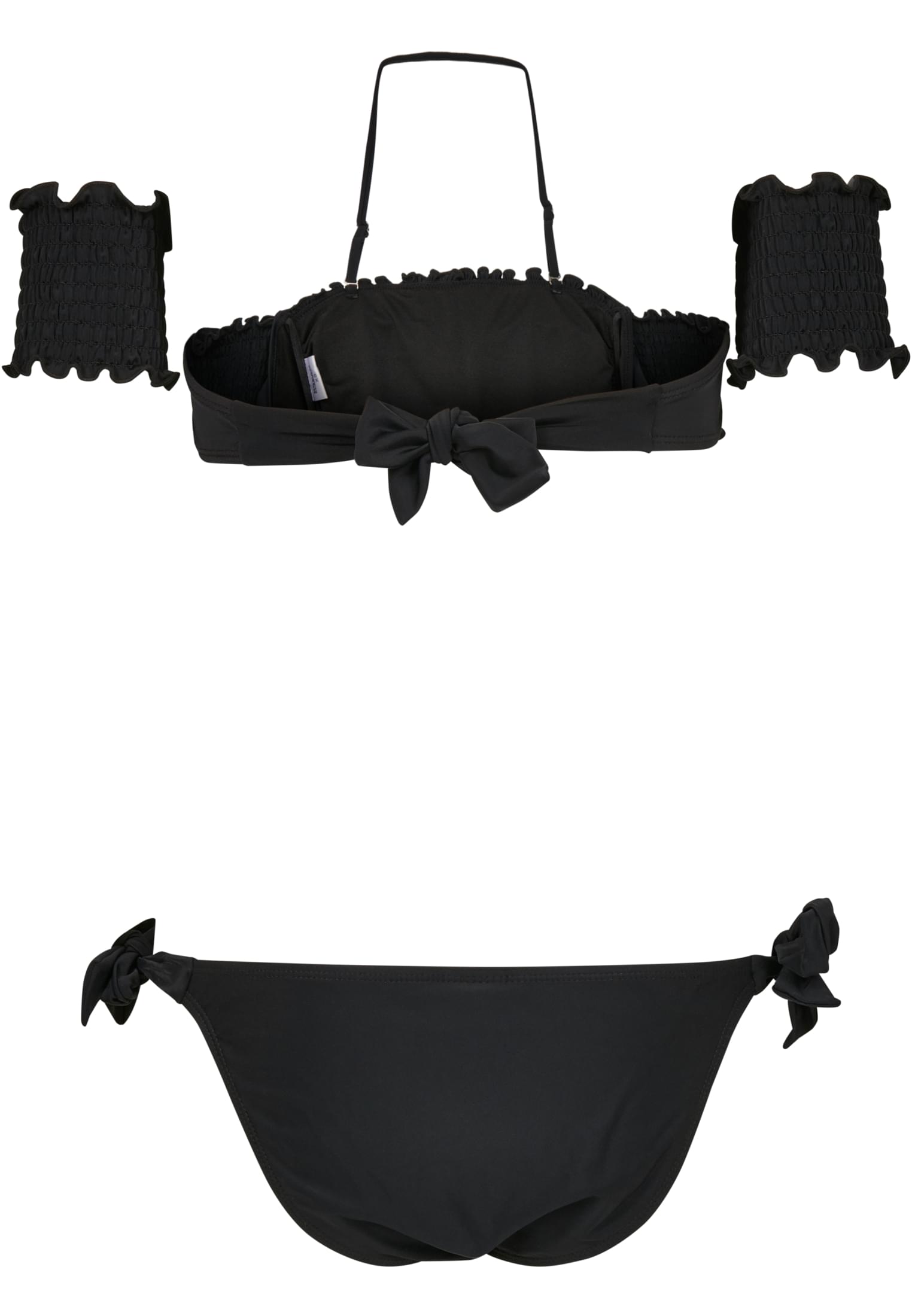 Ladies Smoked Bikini | black