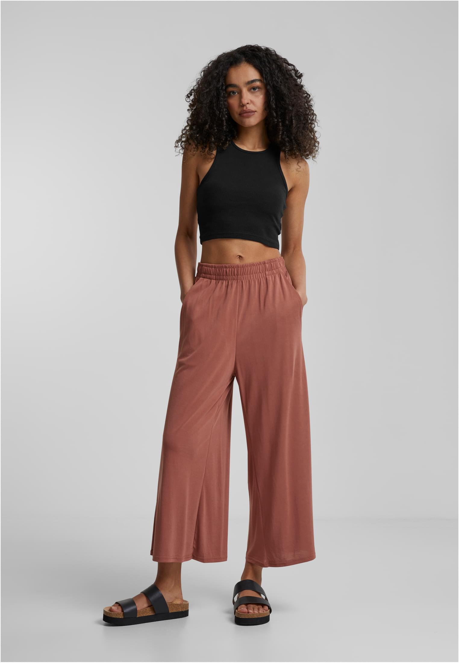 Ladies Modal Culotte | terracotta