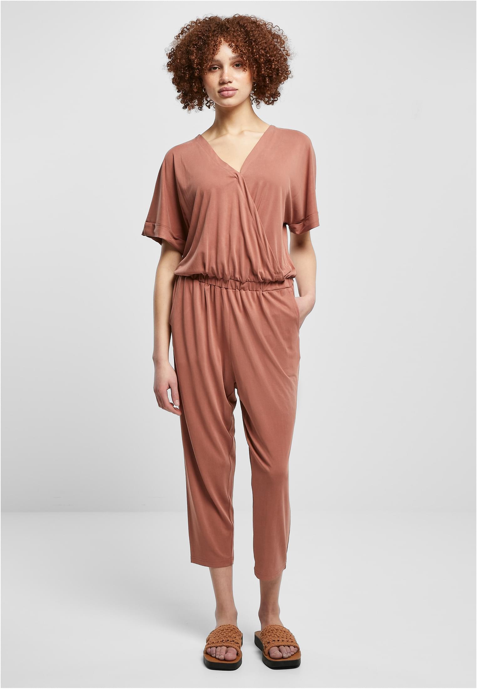 Ladies Modal Jumpsuit | terracotta