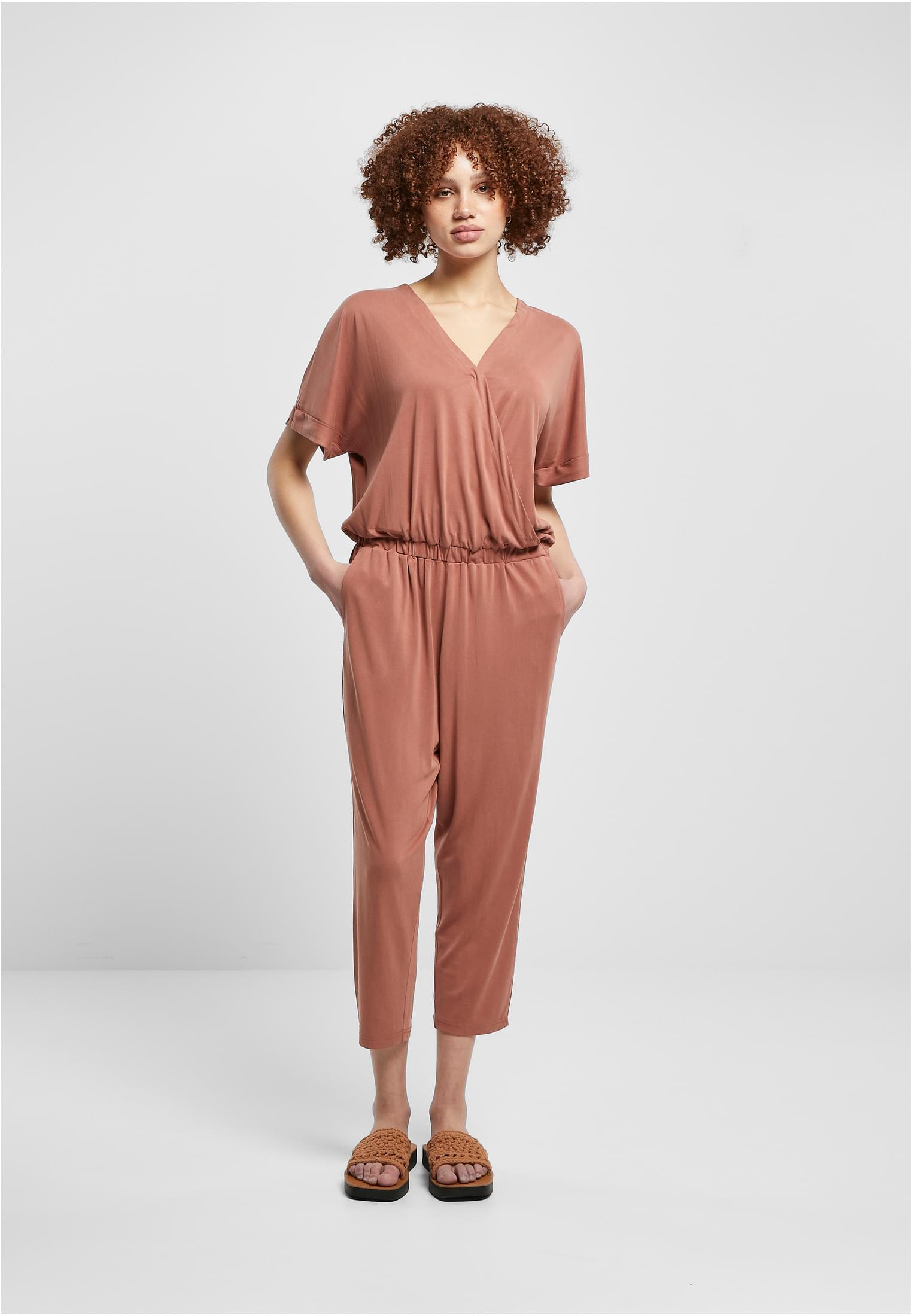 Ladies Modal Jumpsuit | terracotta