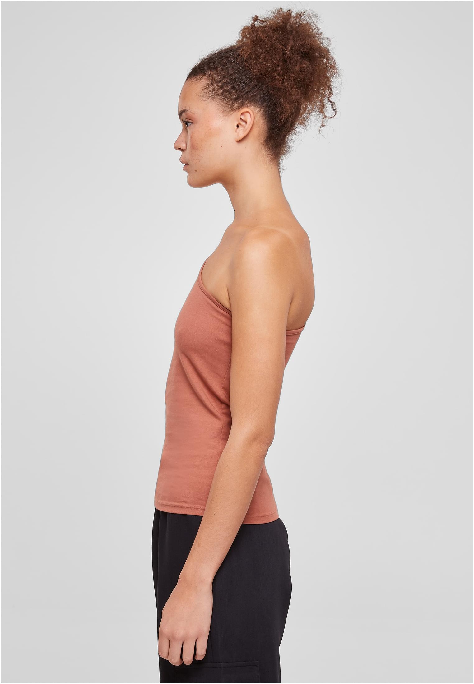 Ladies Asymmetric Top | terracotta