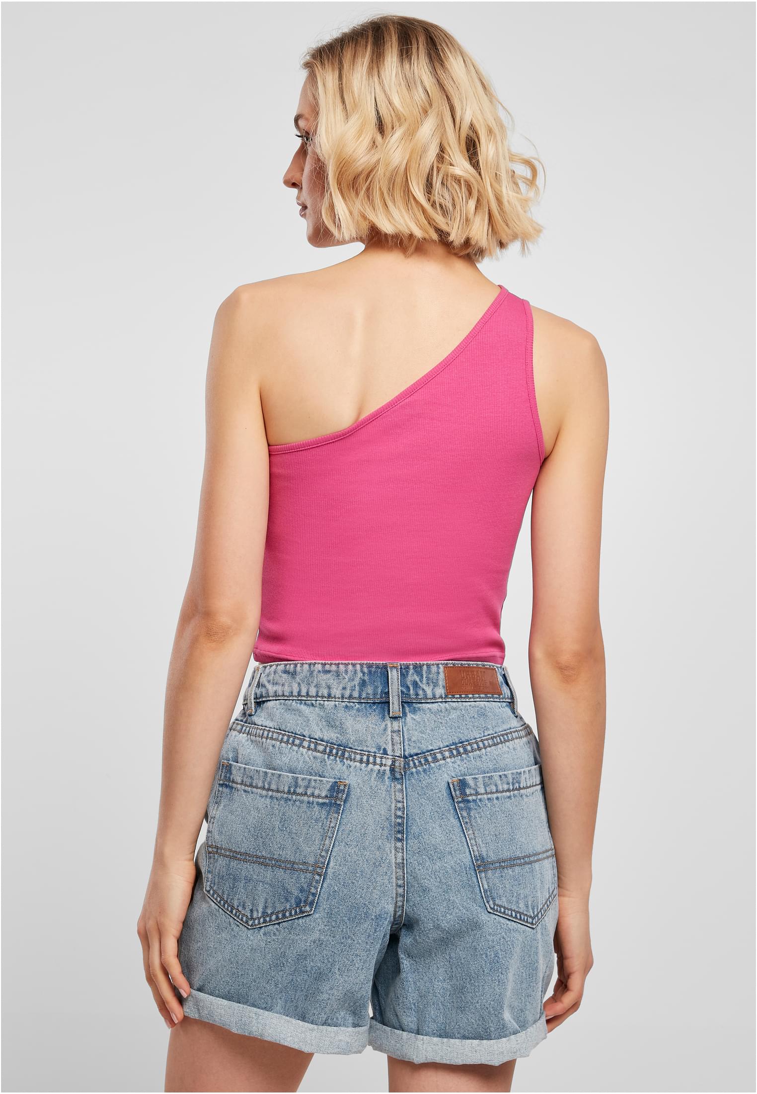 Ladies Cropped Asymmetric Top | brightviolet